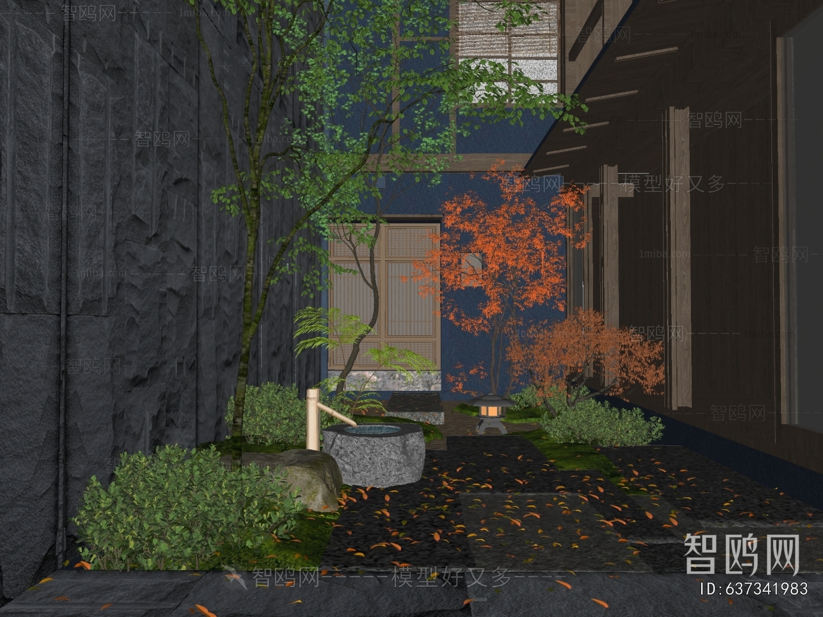 New Chinese Style Courtyard/landscape