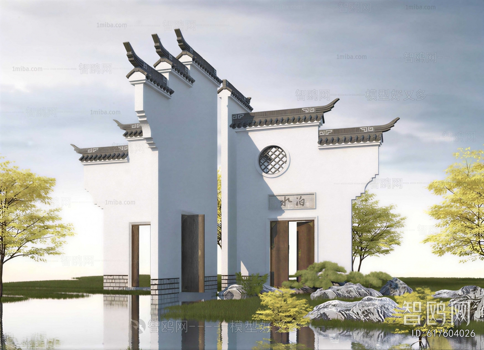 Chinese Style Landscape Wall