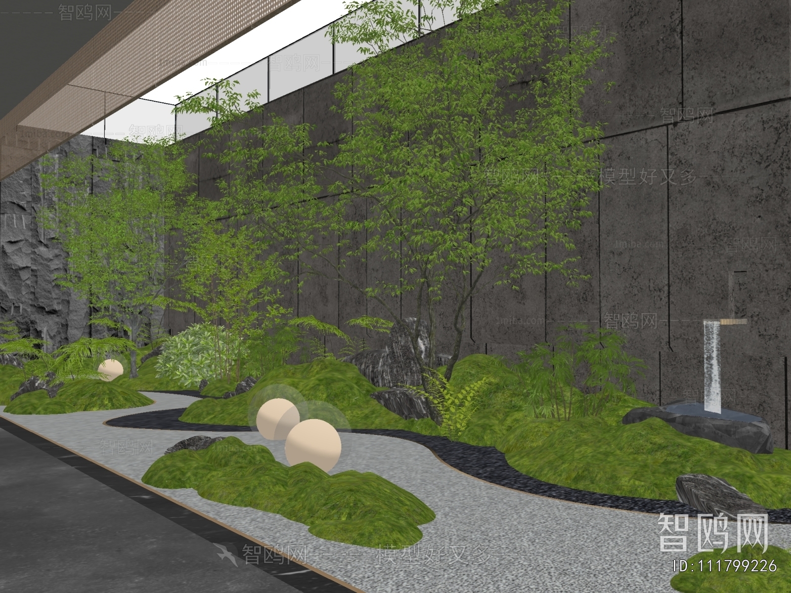 Japanese Style Courtyard/landscape
