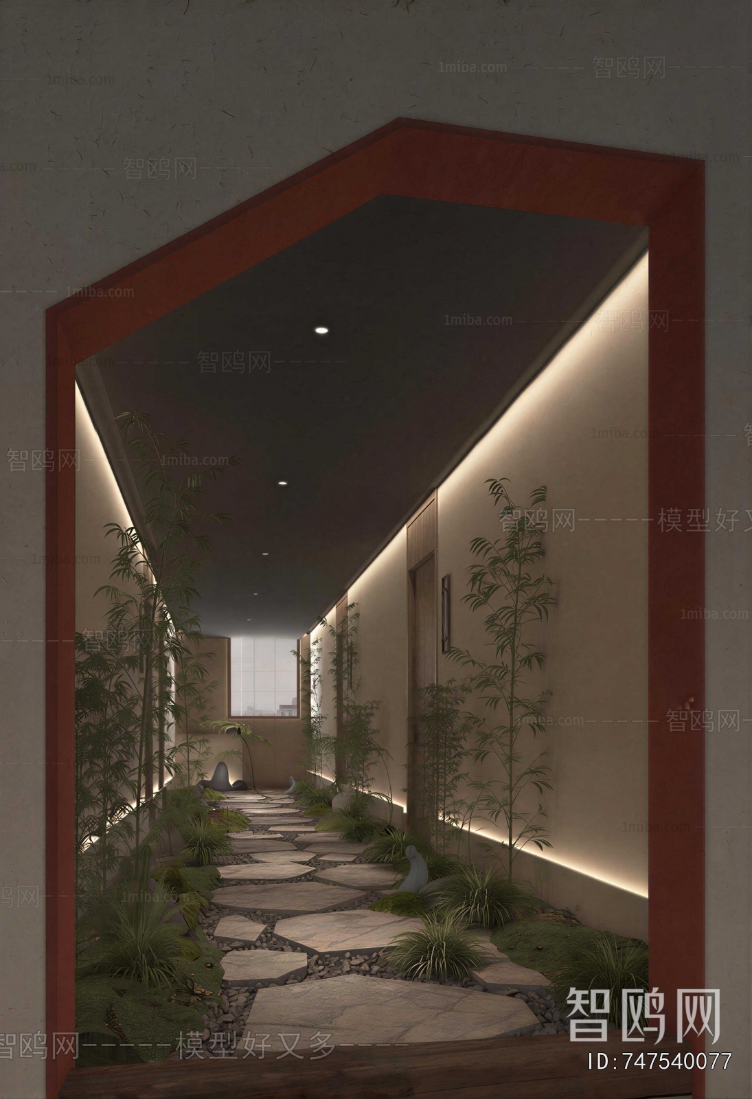 New Chinese Style Hallway
