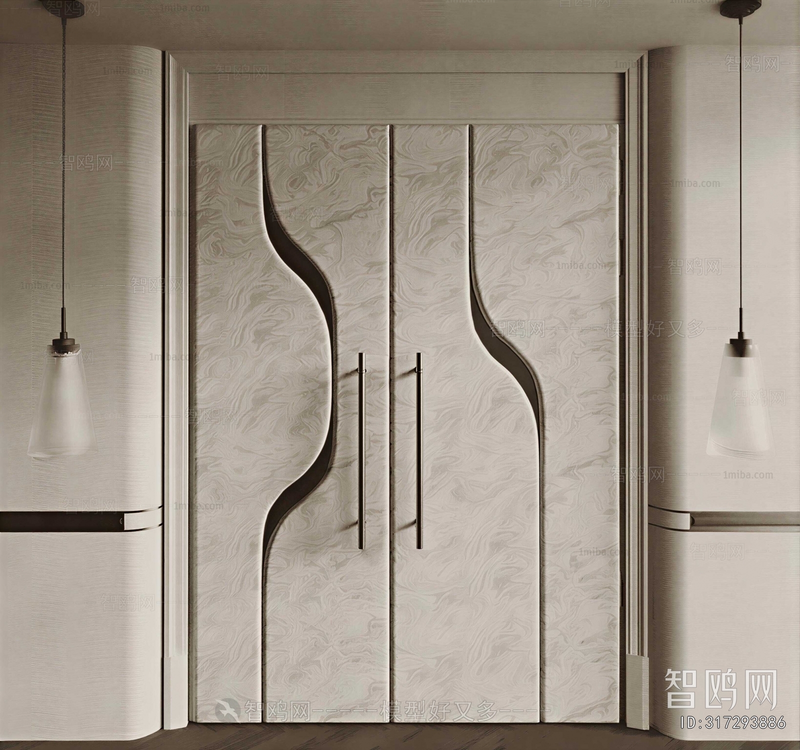 Modern Double Door