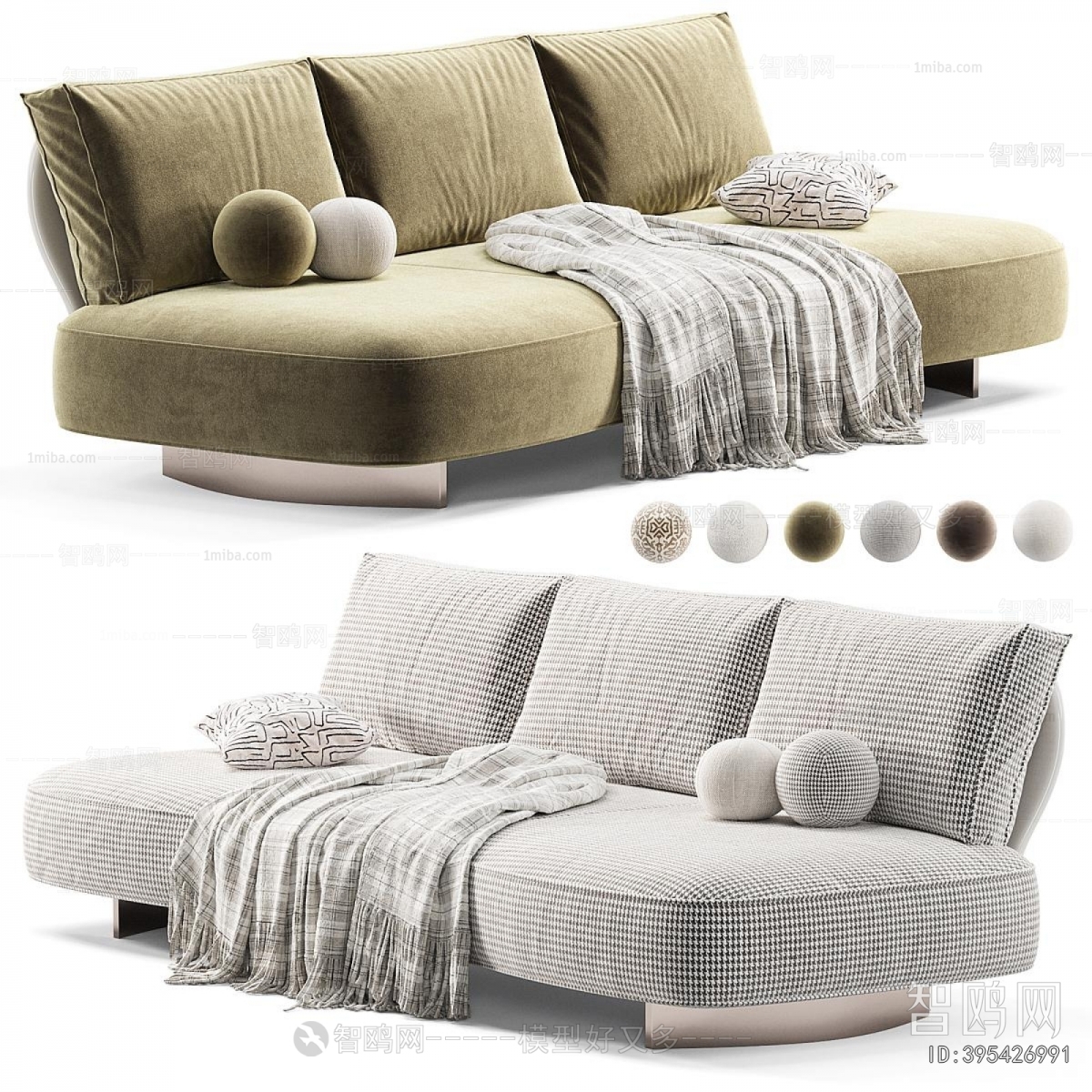 Modern Three-seat Sofa
