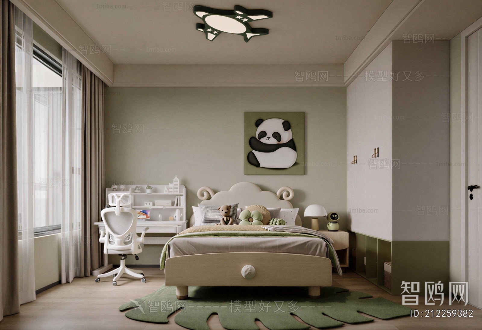 Modern Boy's Room And Son's Room