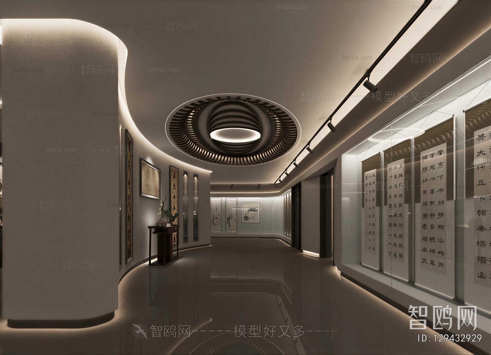 New Chinese Style Exhibition Hall