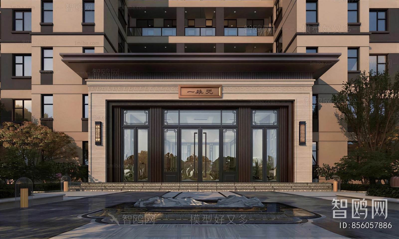 New Chinese Style Facade Element