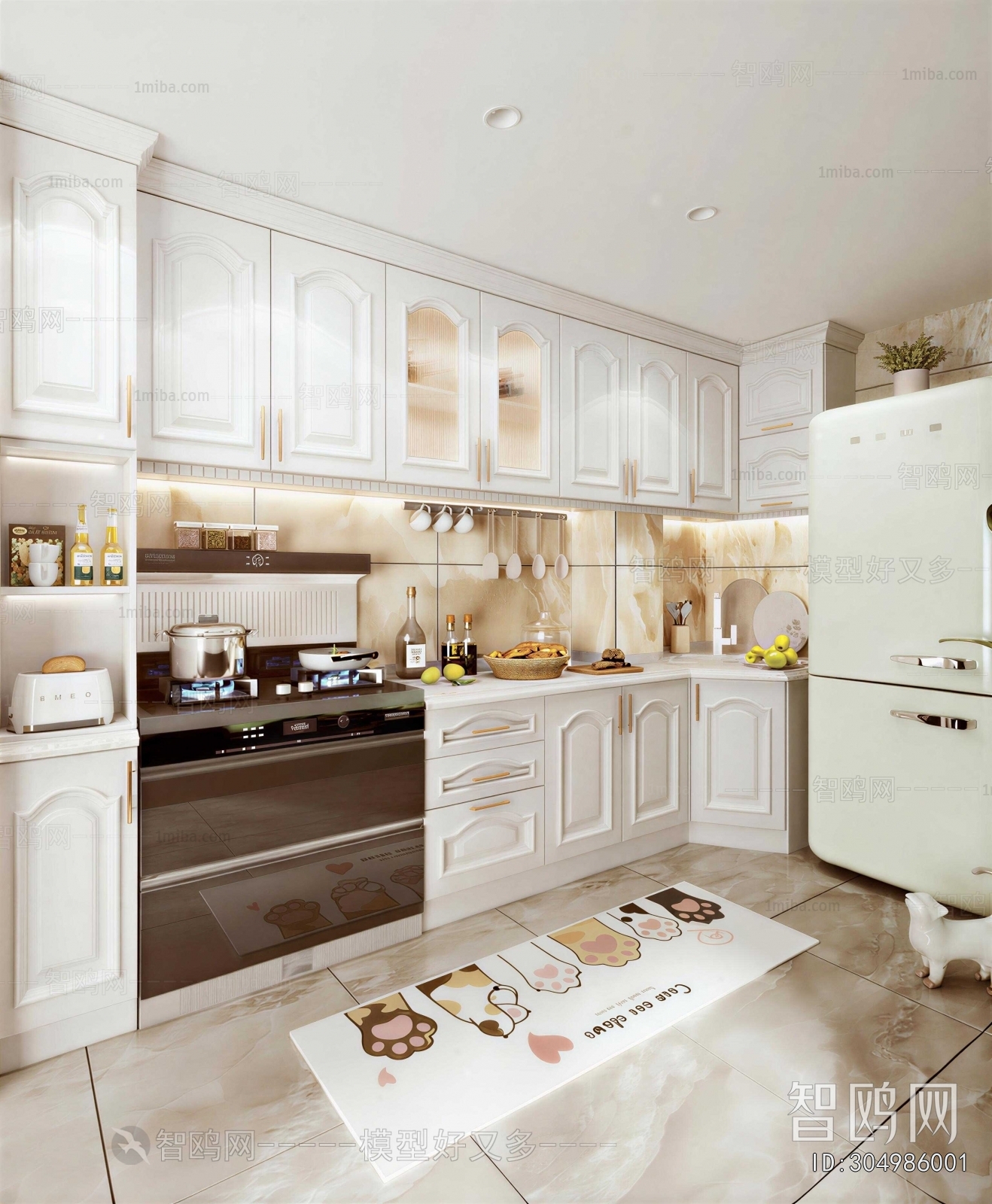 Simple European Style The Kitchen