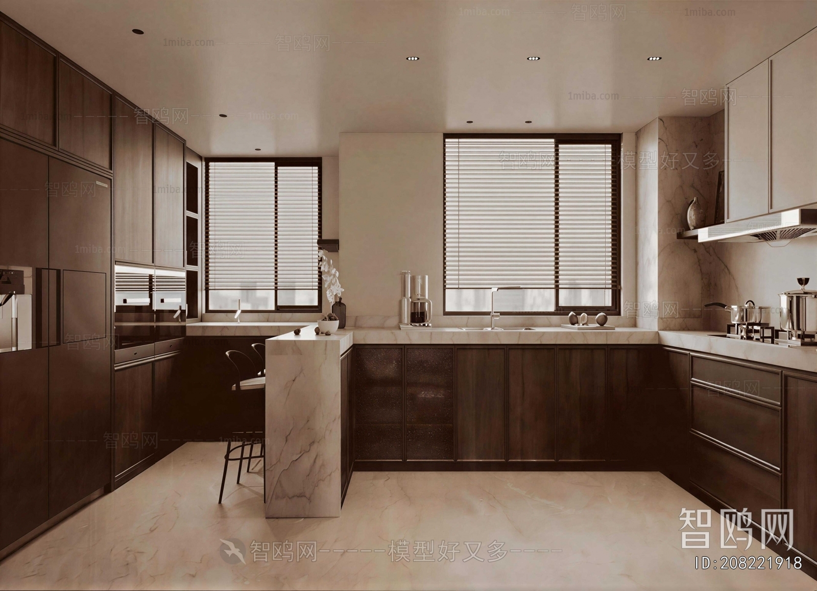 Modern Open Kitchen