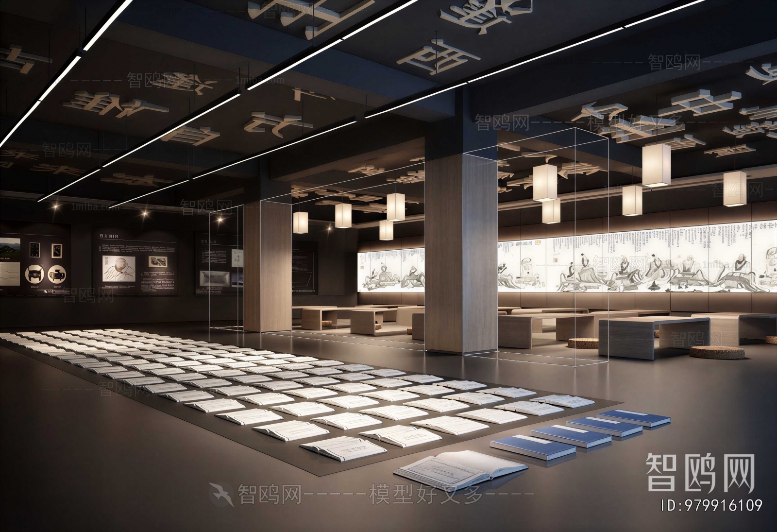 New Chinese Style Exhibition Hall