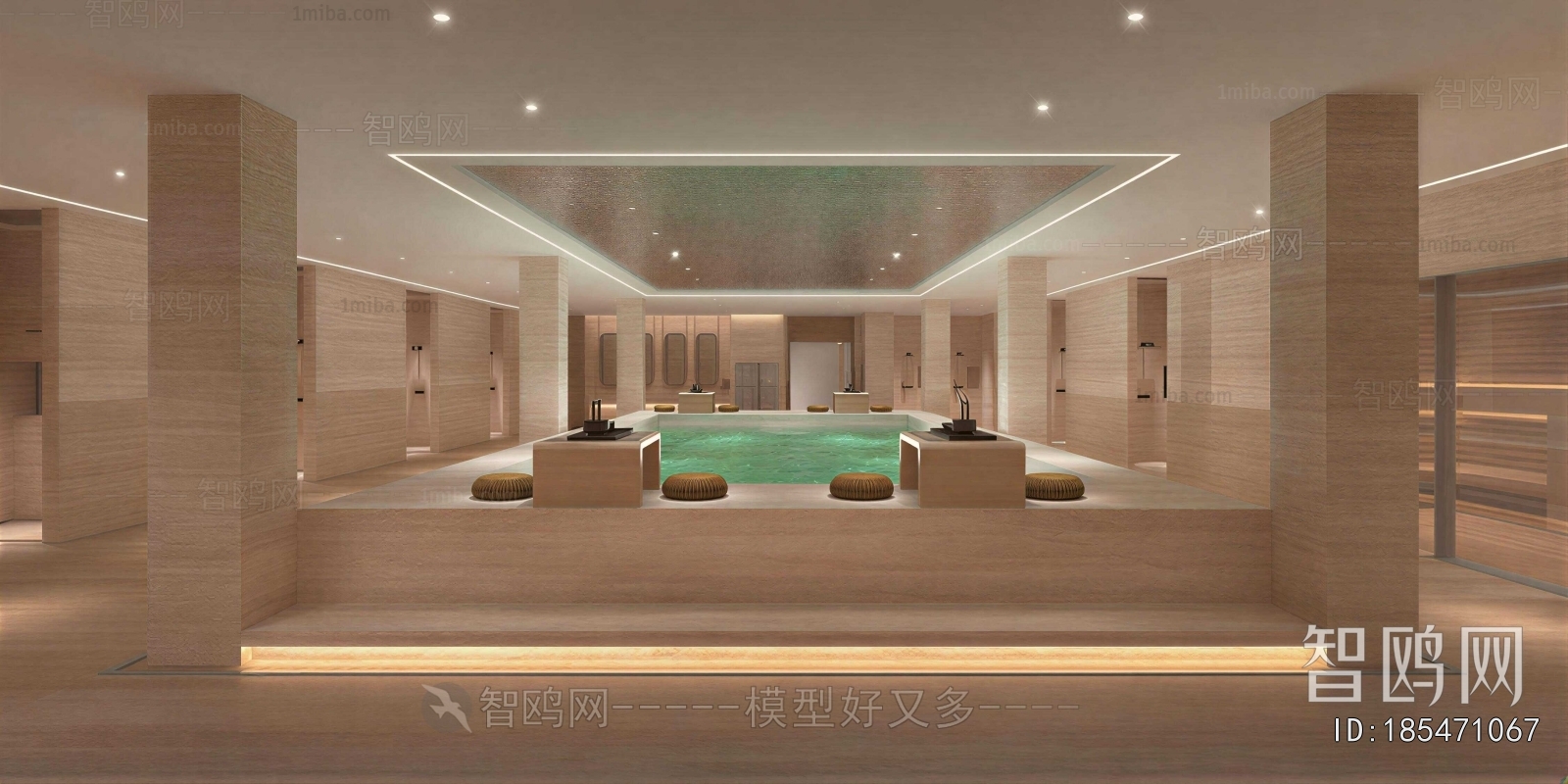 Wabi-sabi Style Bath Center