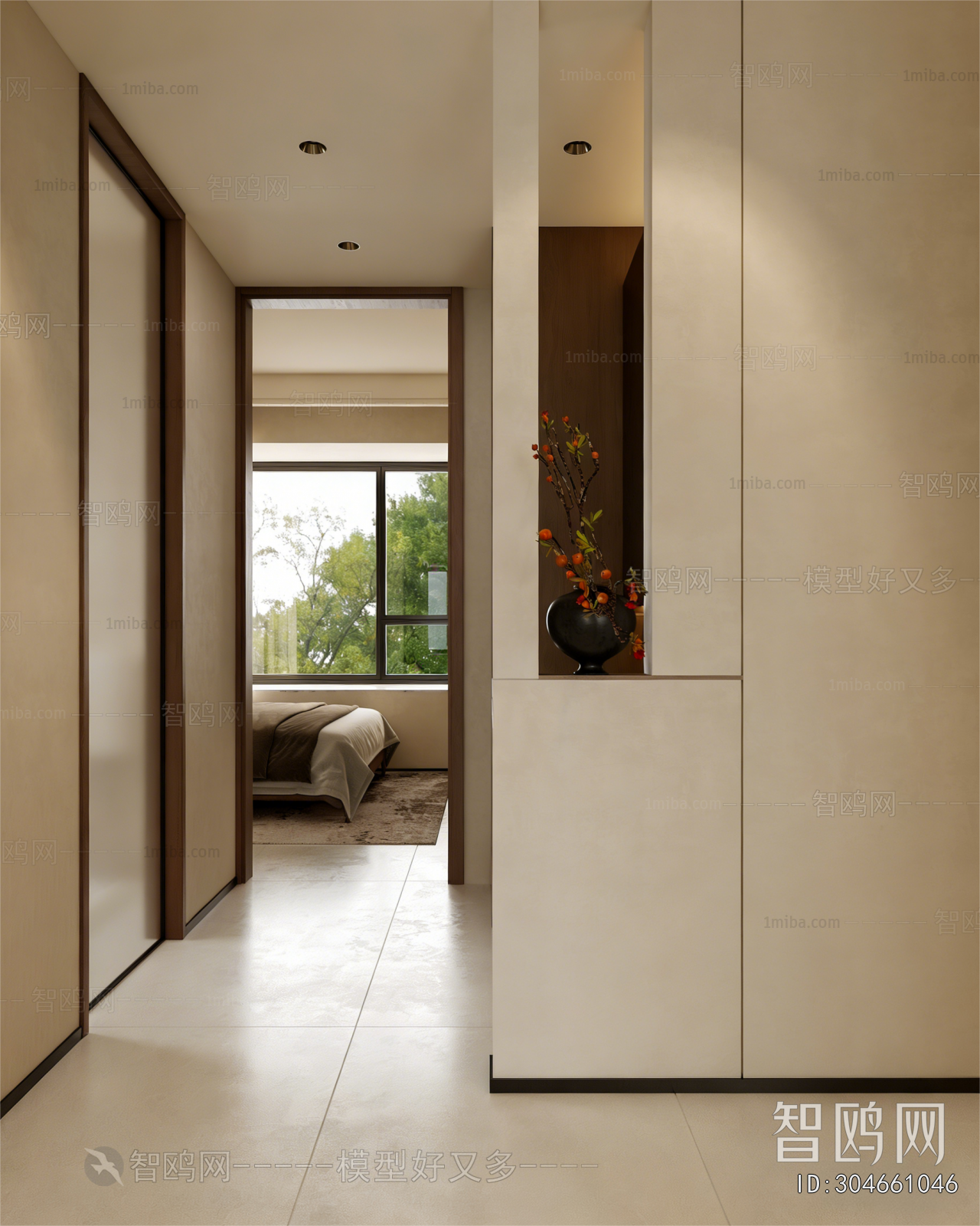 New Chinese Style Hallway