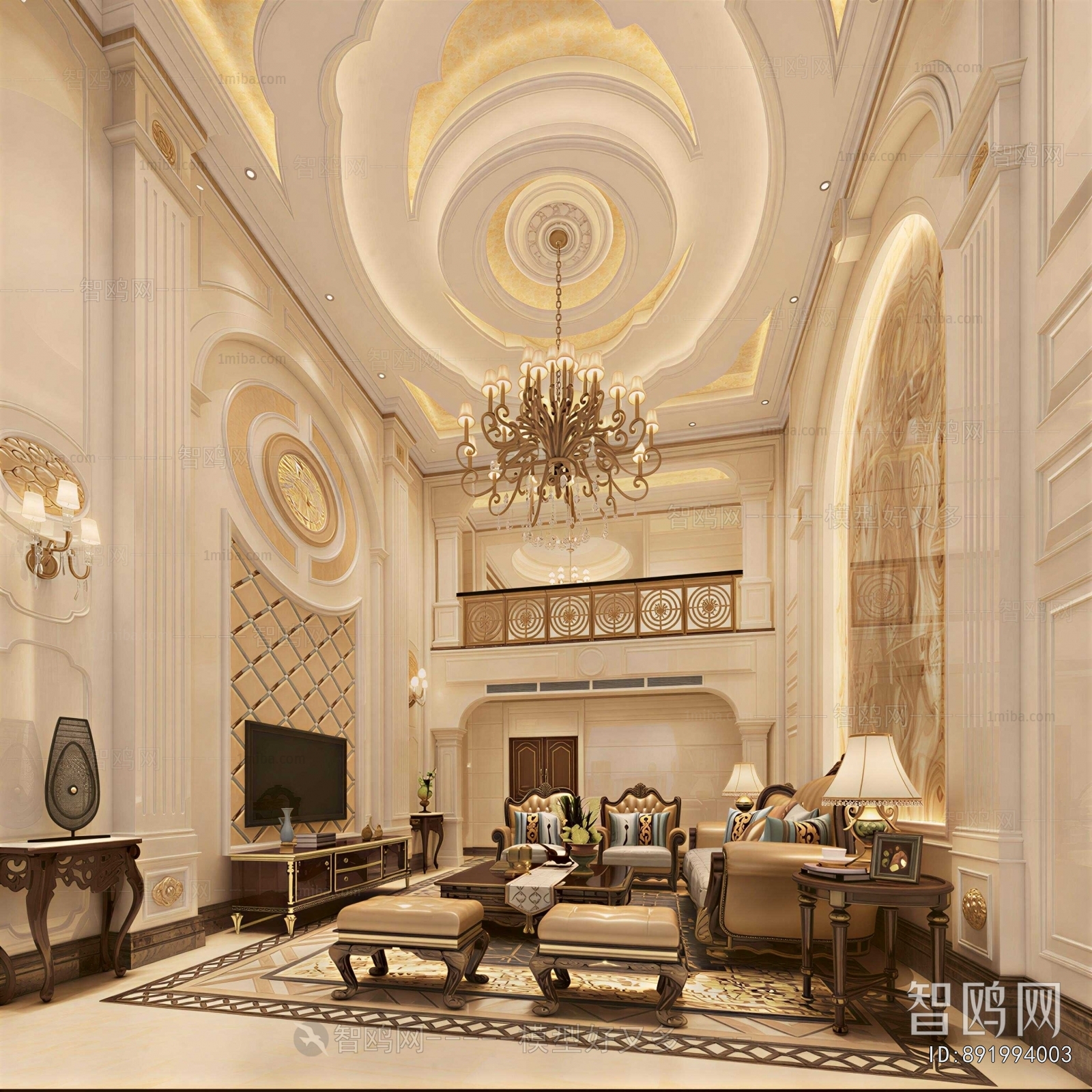 European Style A Living Room