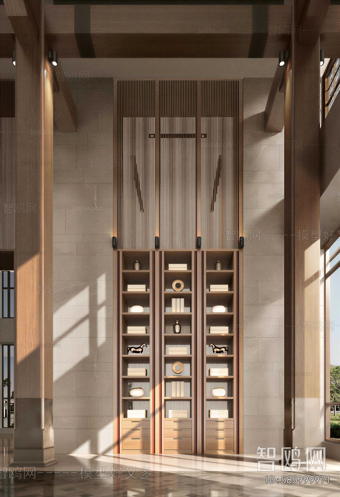 New Chinese Style Lobby Hall