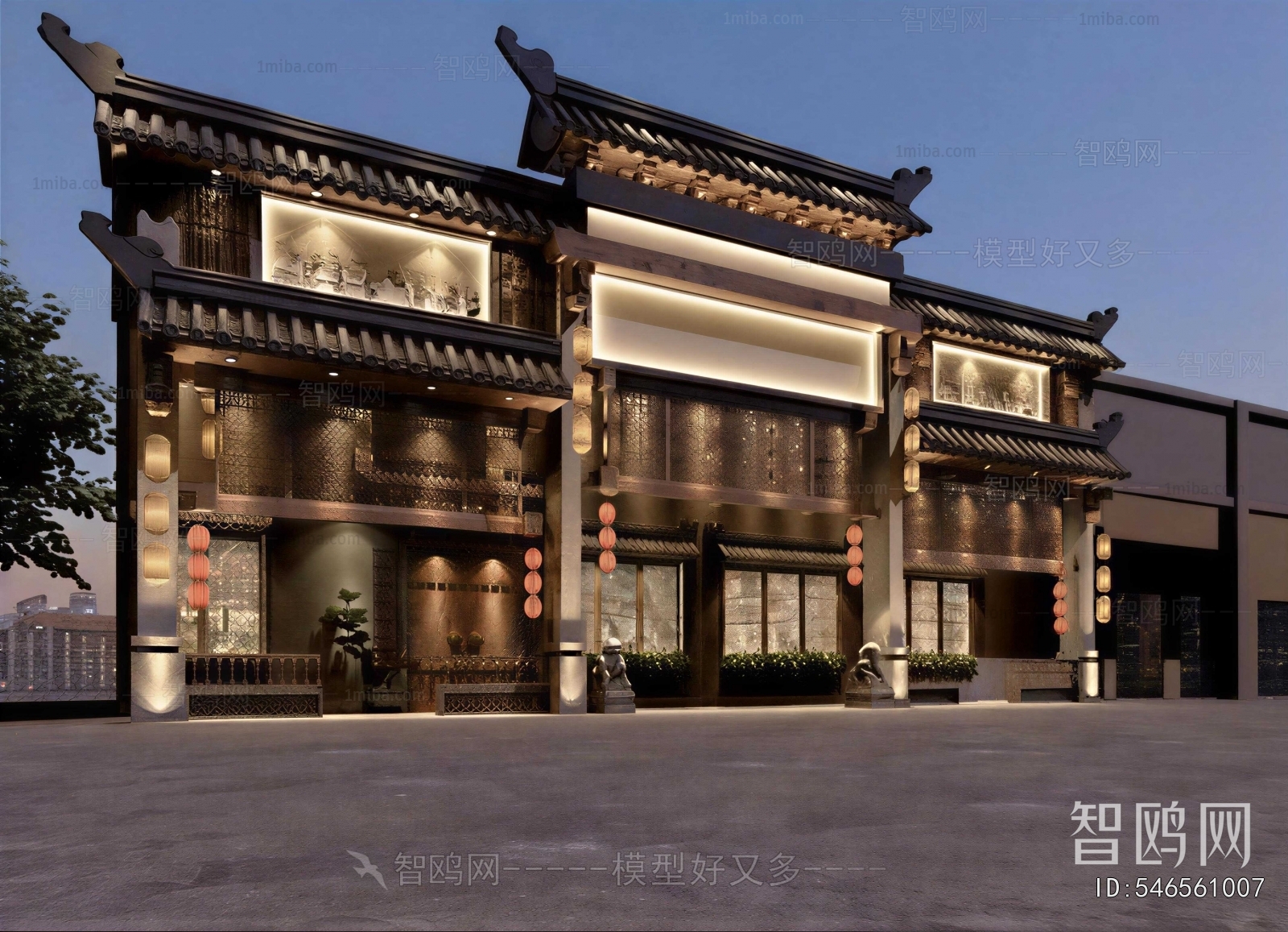 New Chinese Style Facade Element