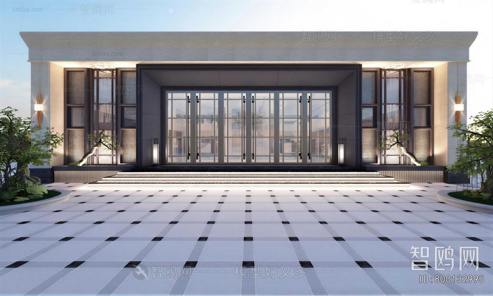 New Chinese Style Facade Element