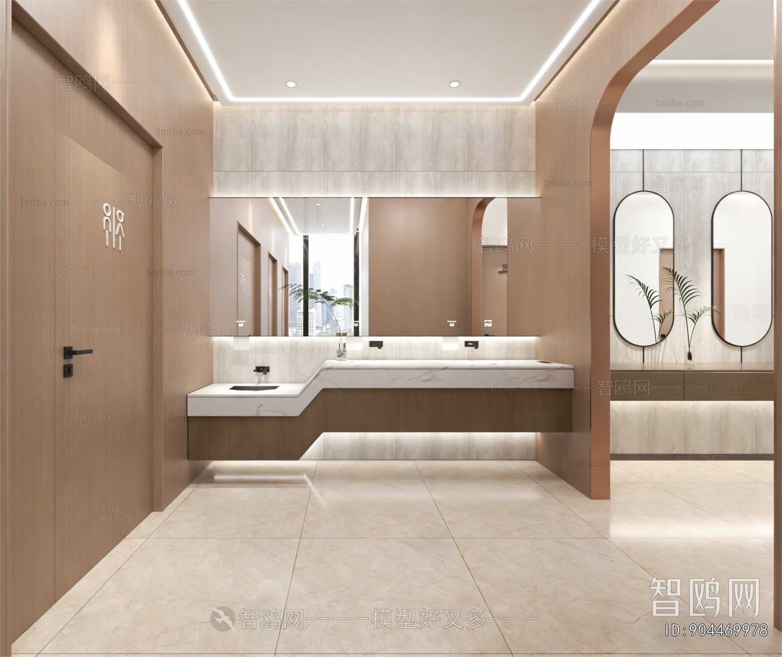 Modern Public Toilet