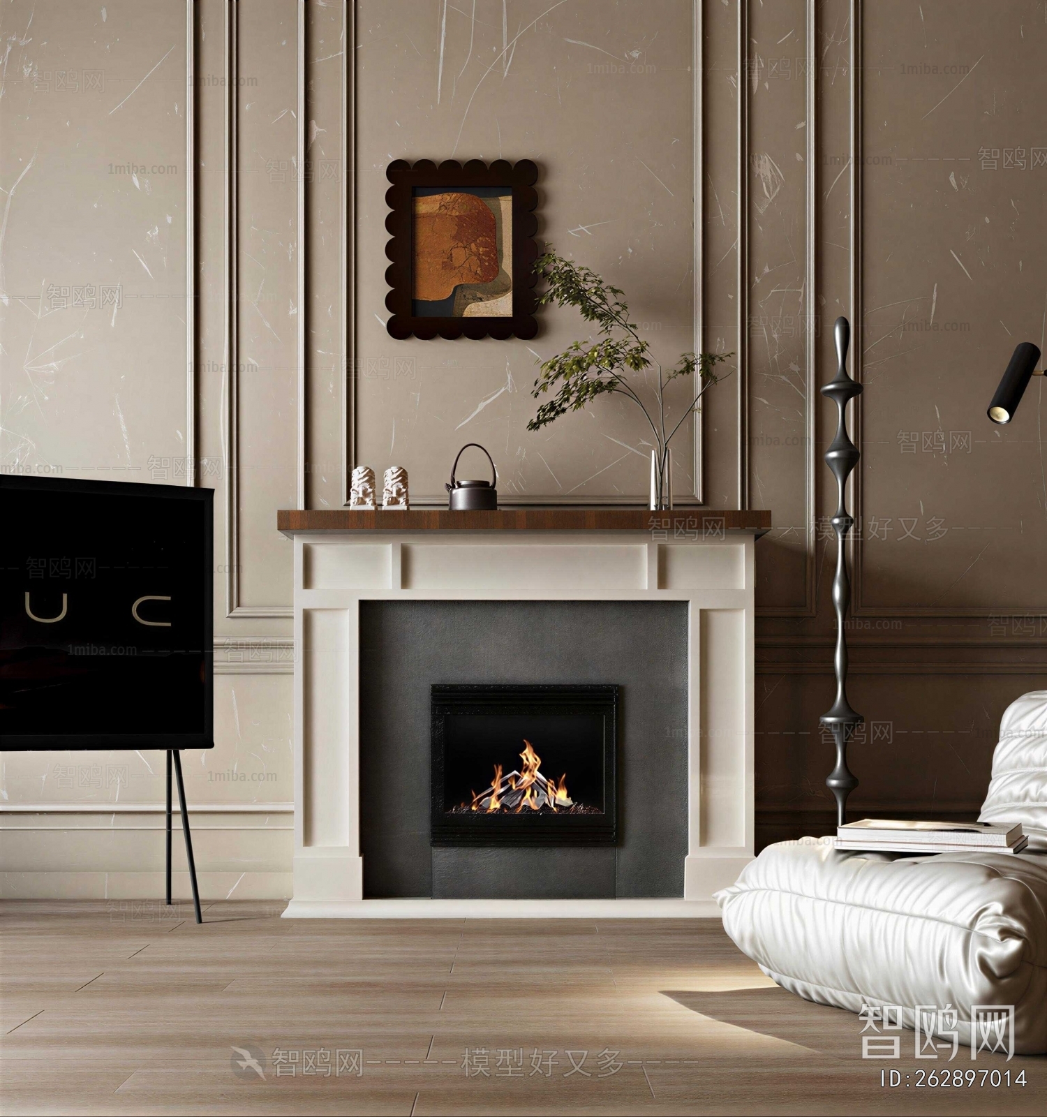 American Style Fireplace