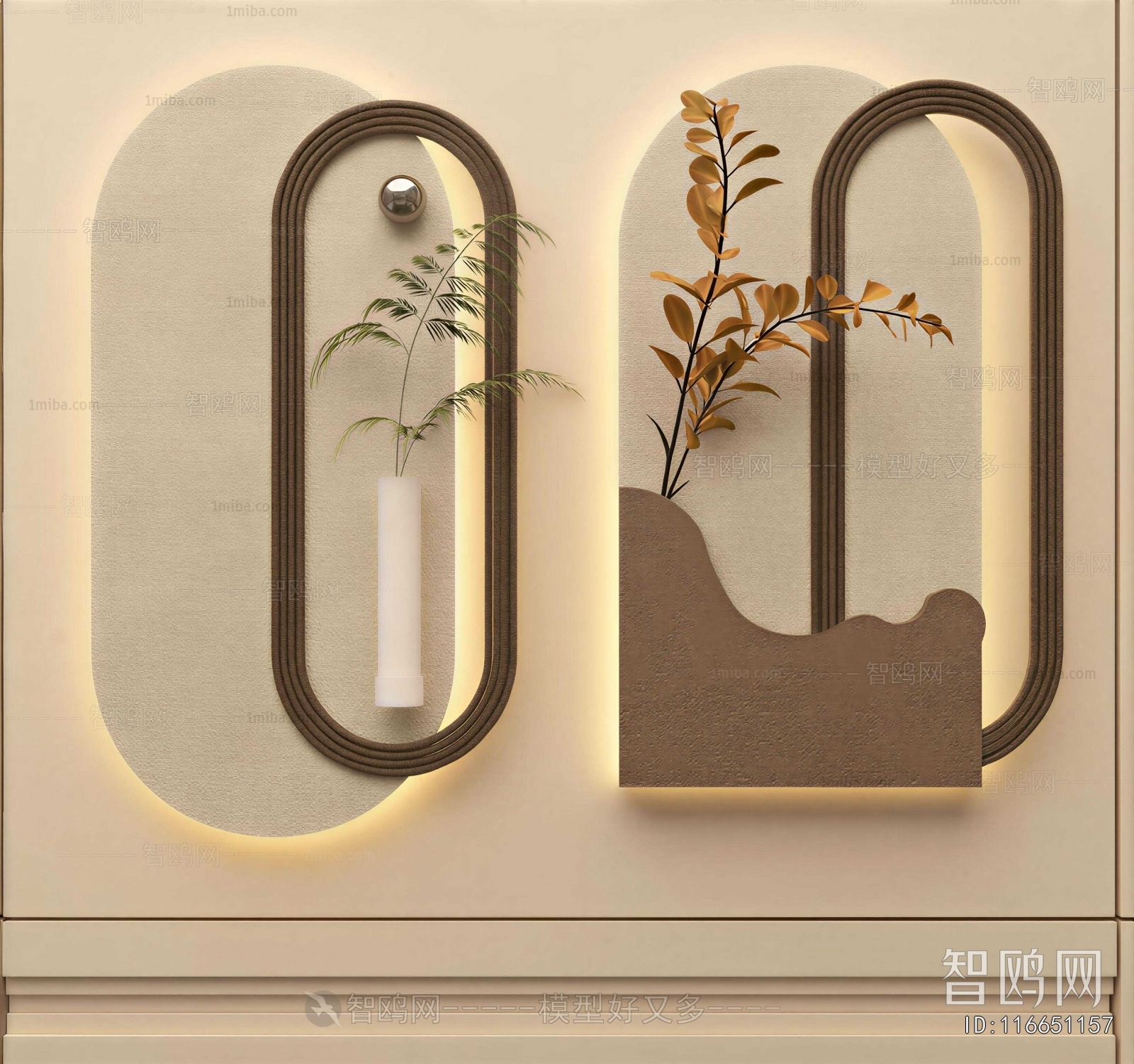 Wabi-sabi Style Wall Decoration
