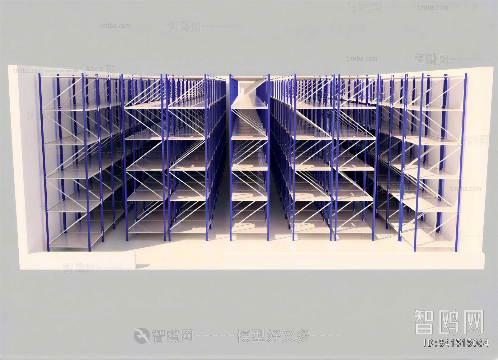 Modern Supermarket Shelf
