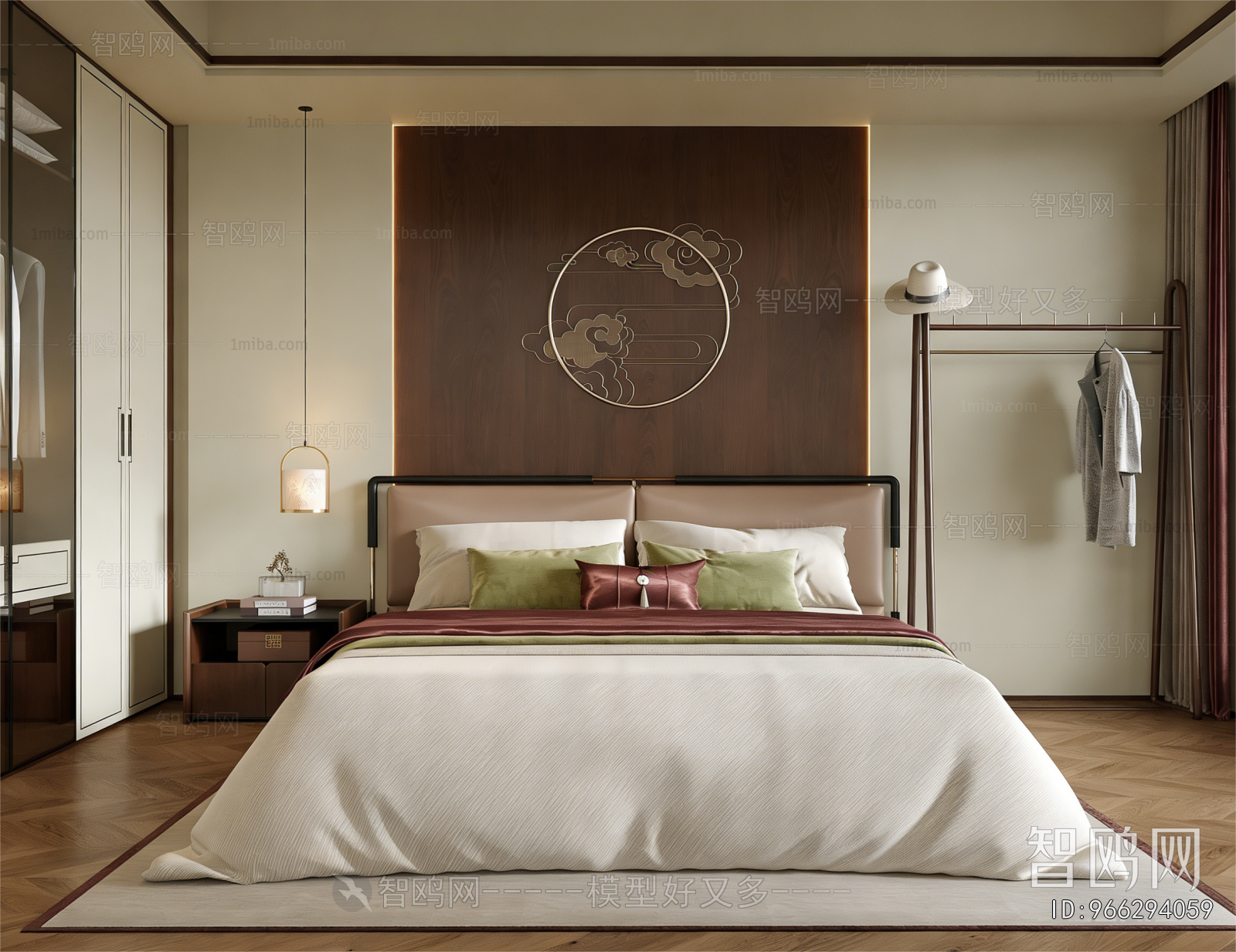 New Chinese Style Bedroom