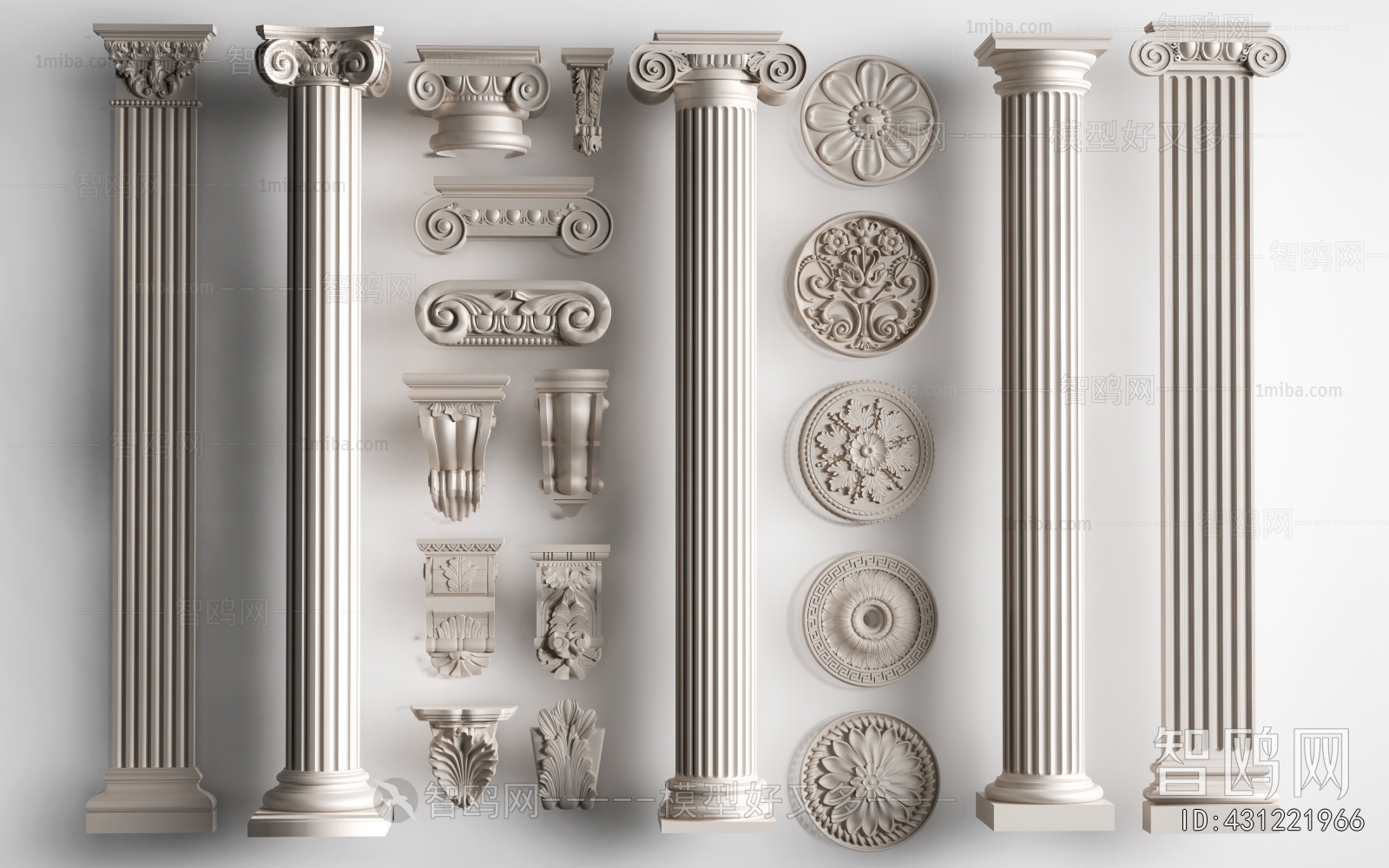 European Style Roman Pillar