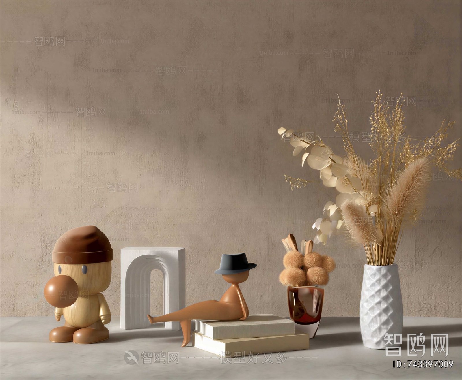 Wabi-sabi Style Decorative Set