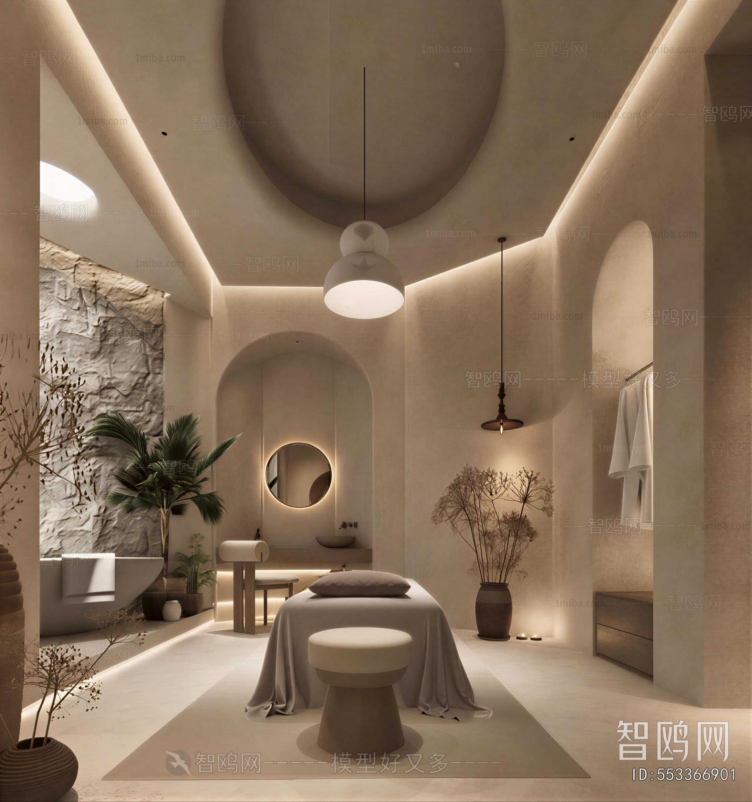 Wabi-sabi Style SPA Foot Bath