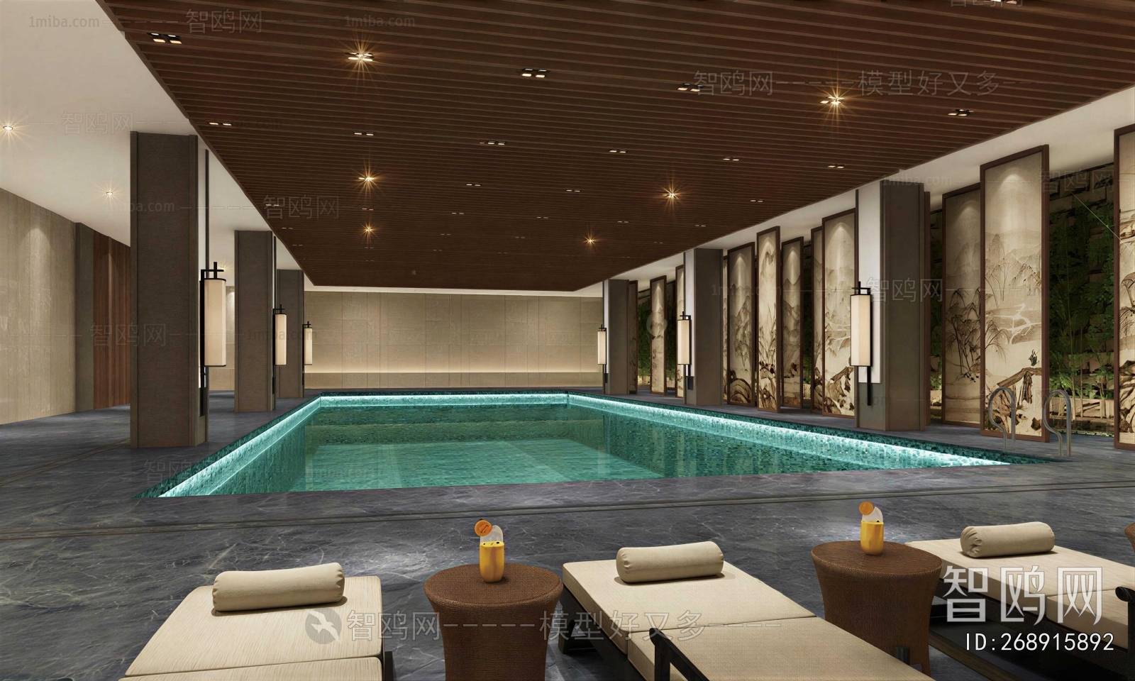 New Chinese Style Natatorium