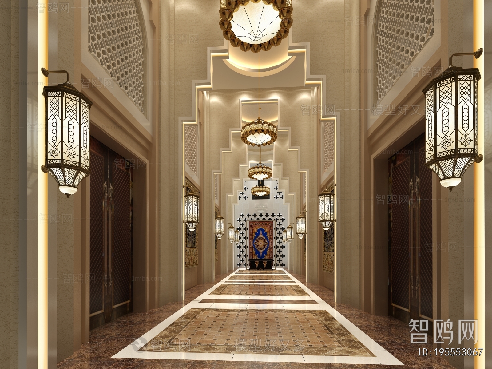 New Classical Style Hallway