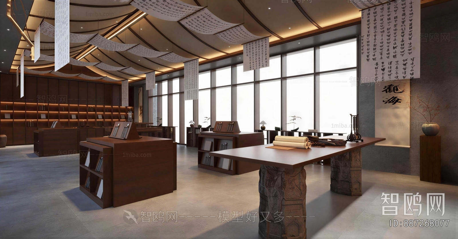 New Chinese Style Exhibition Hall