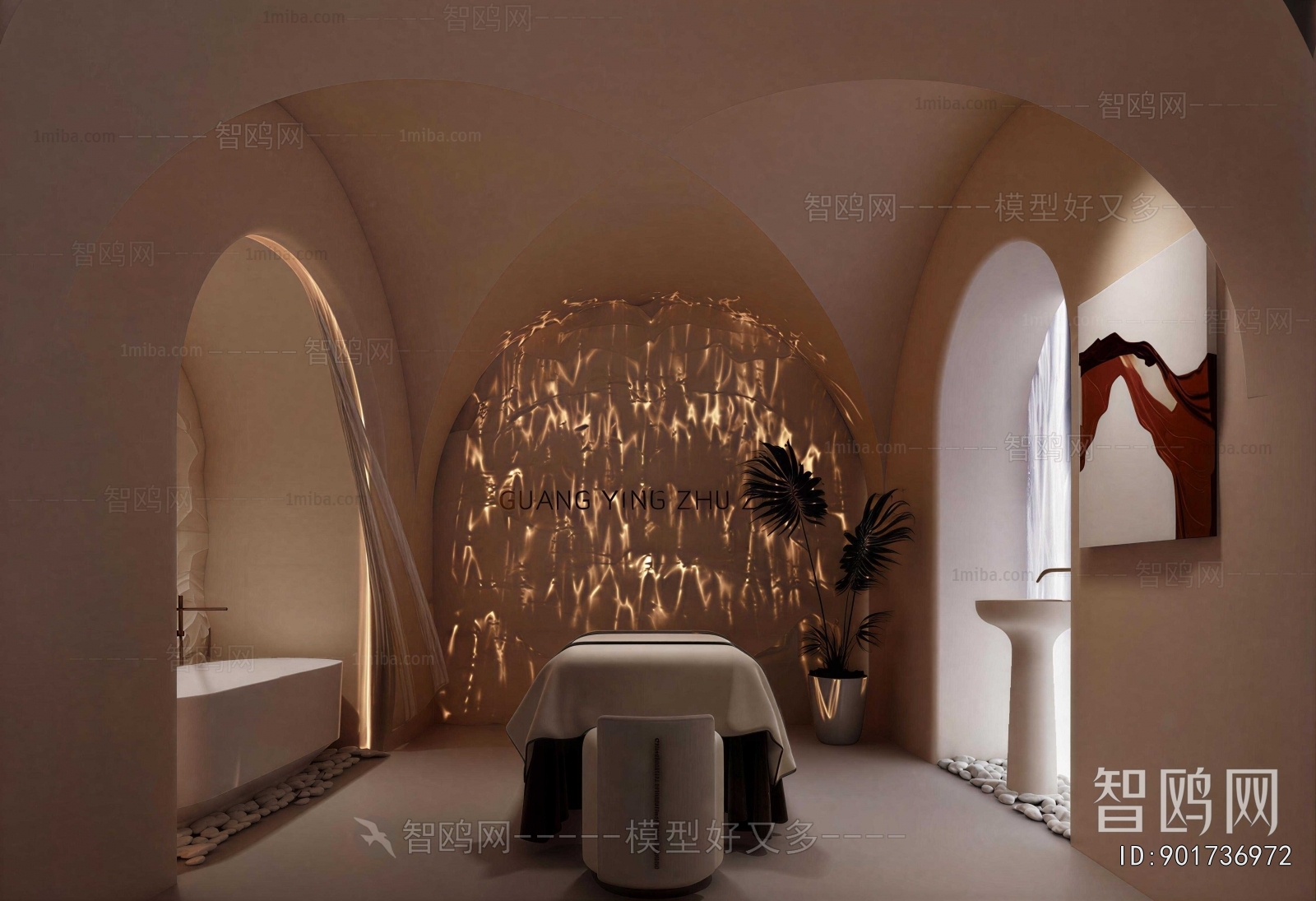 Wabi-sabi Style SPA Foot Bath