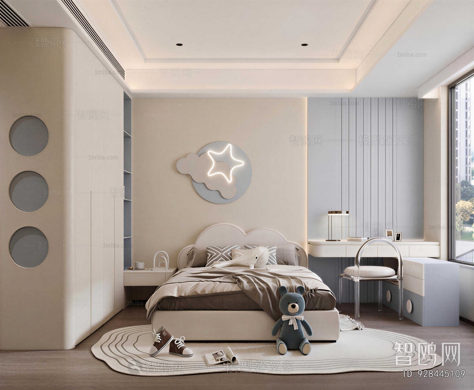 Modern Boy's Room And Son's Room