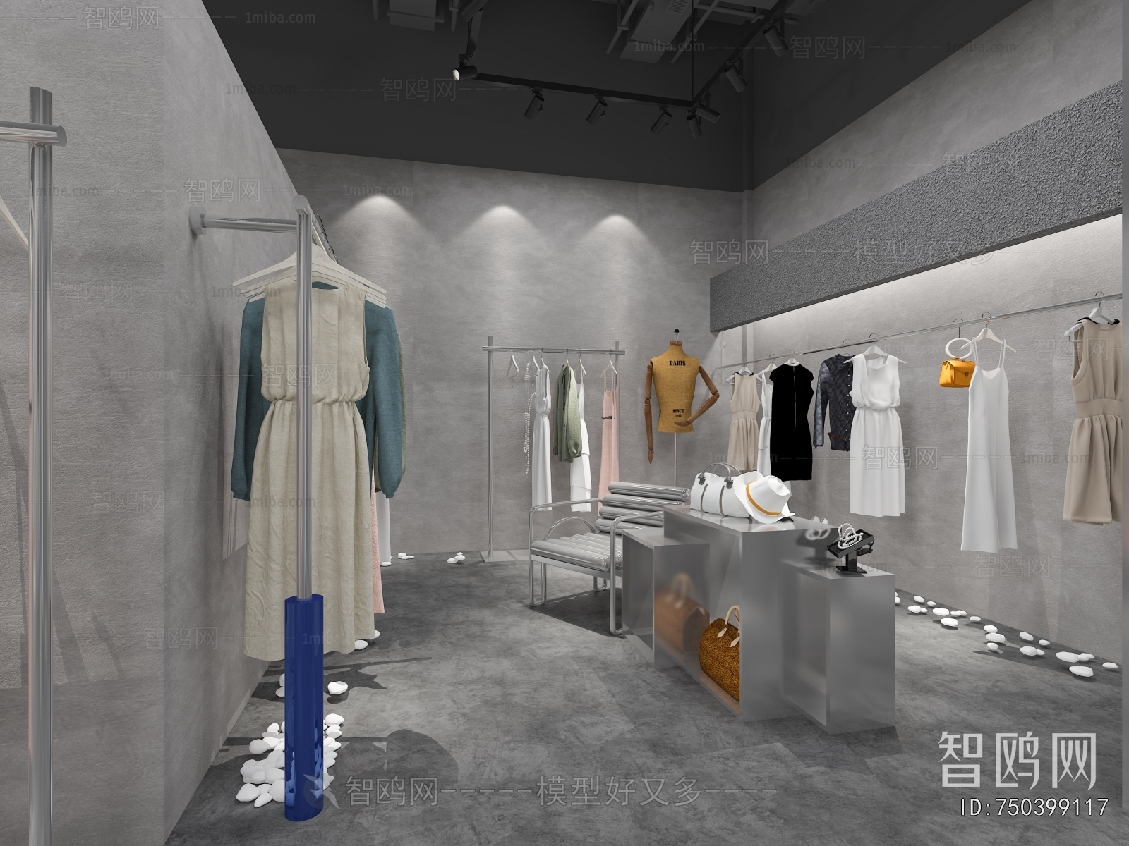Industrial Style Clothing Store