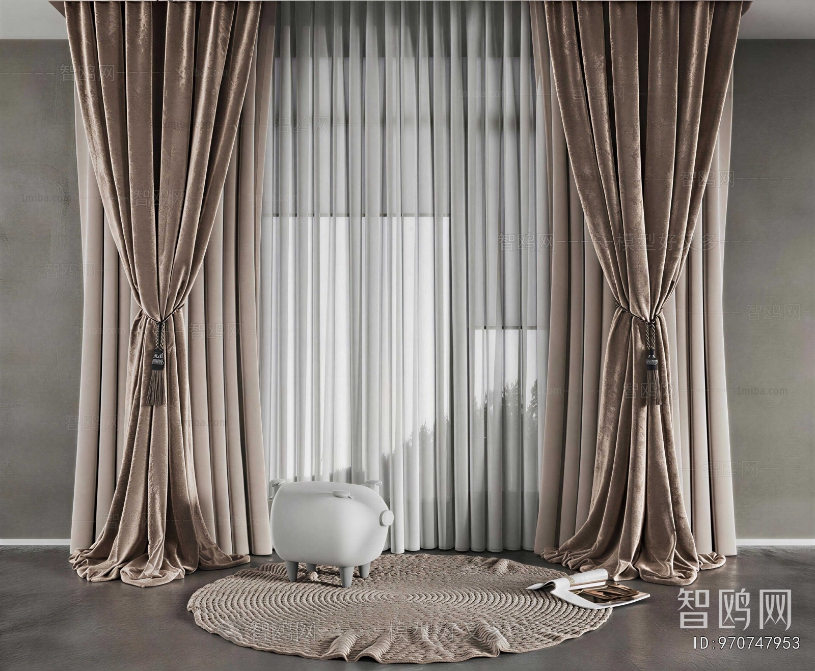 Modern The Curtain