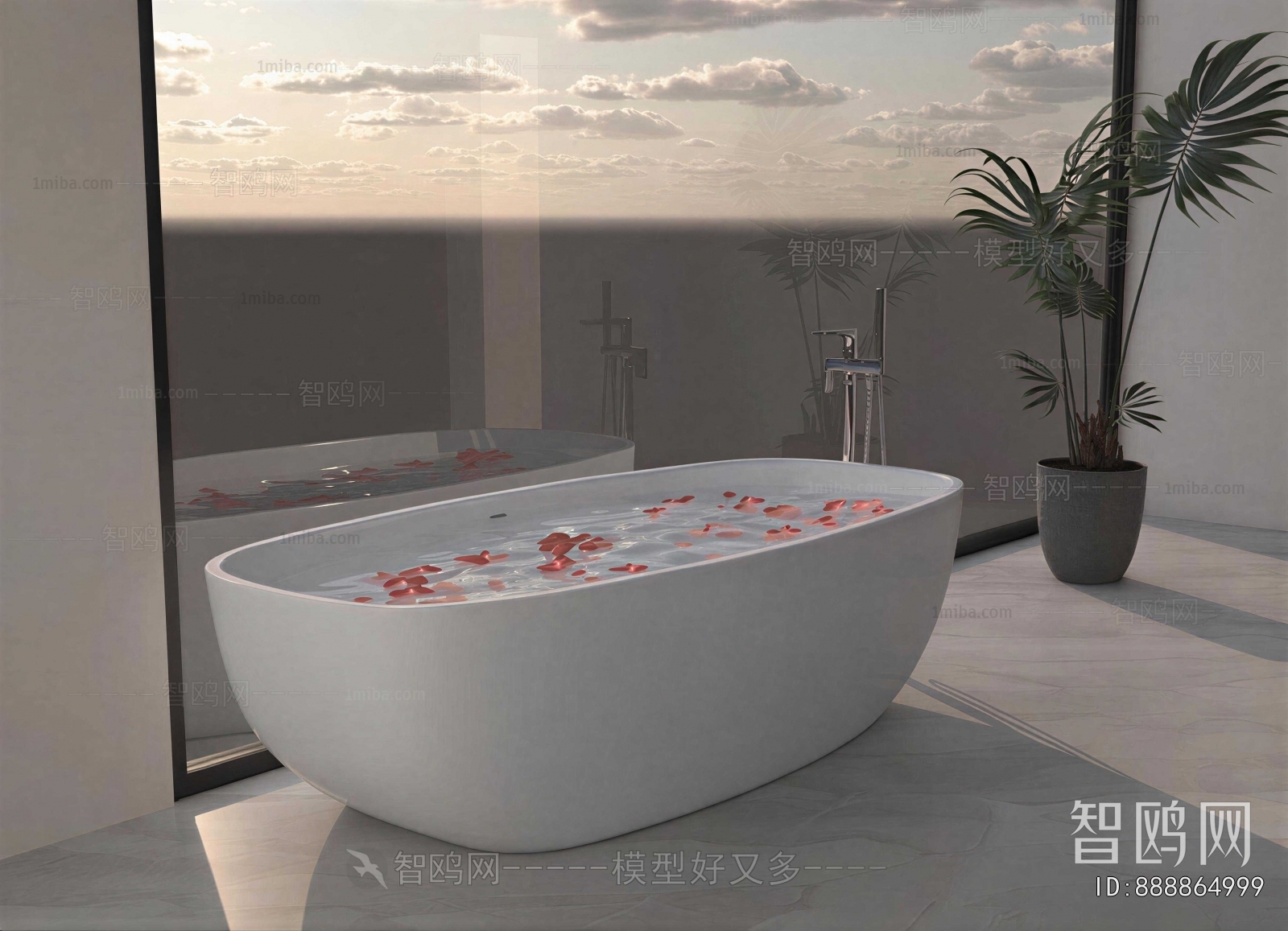 Modern Bathtub