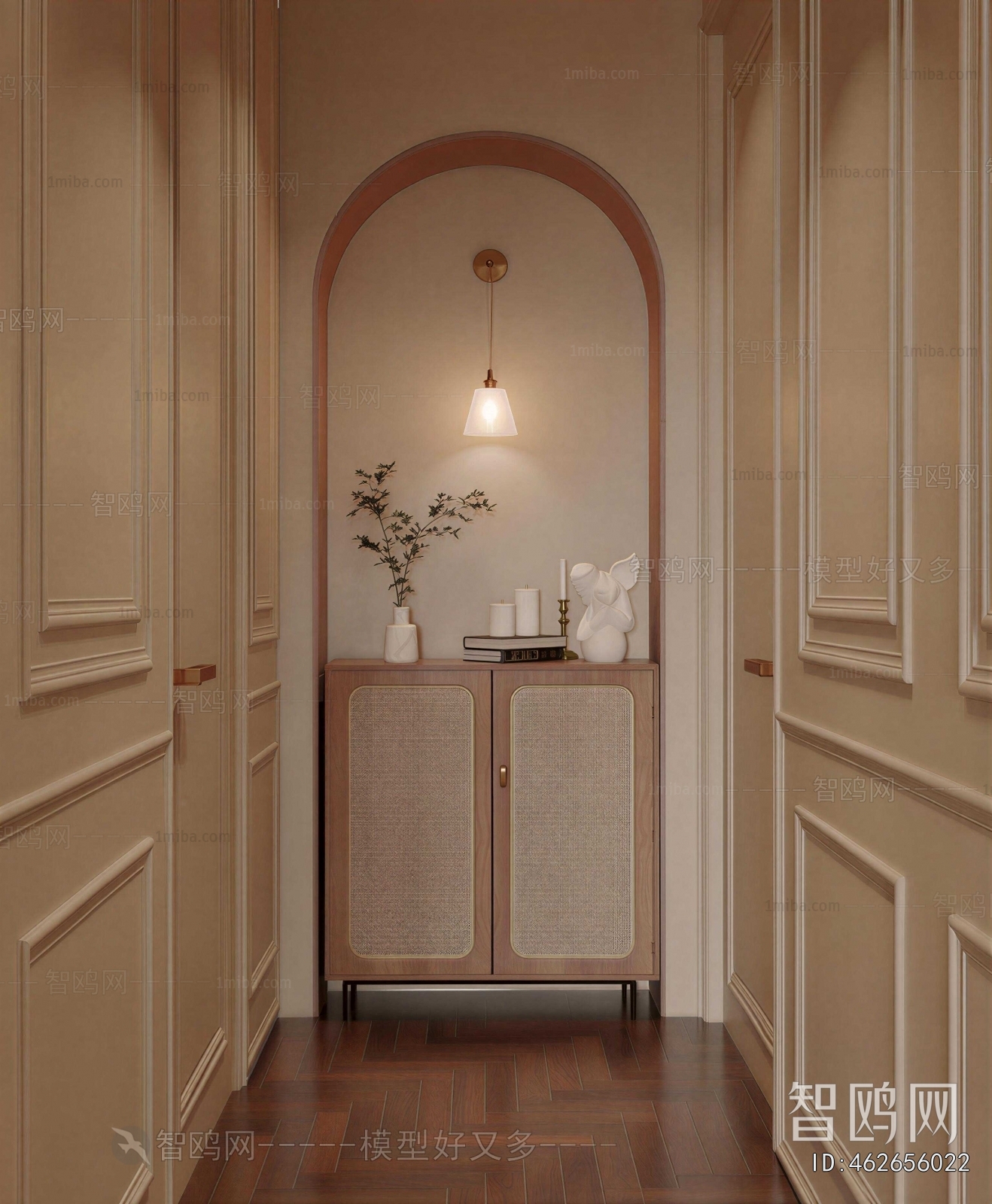 French Style Hallway