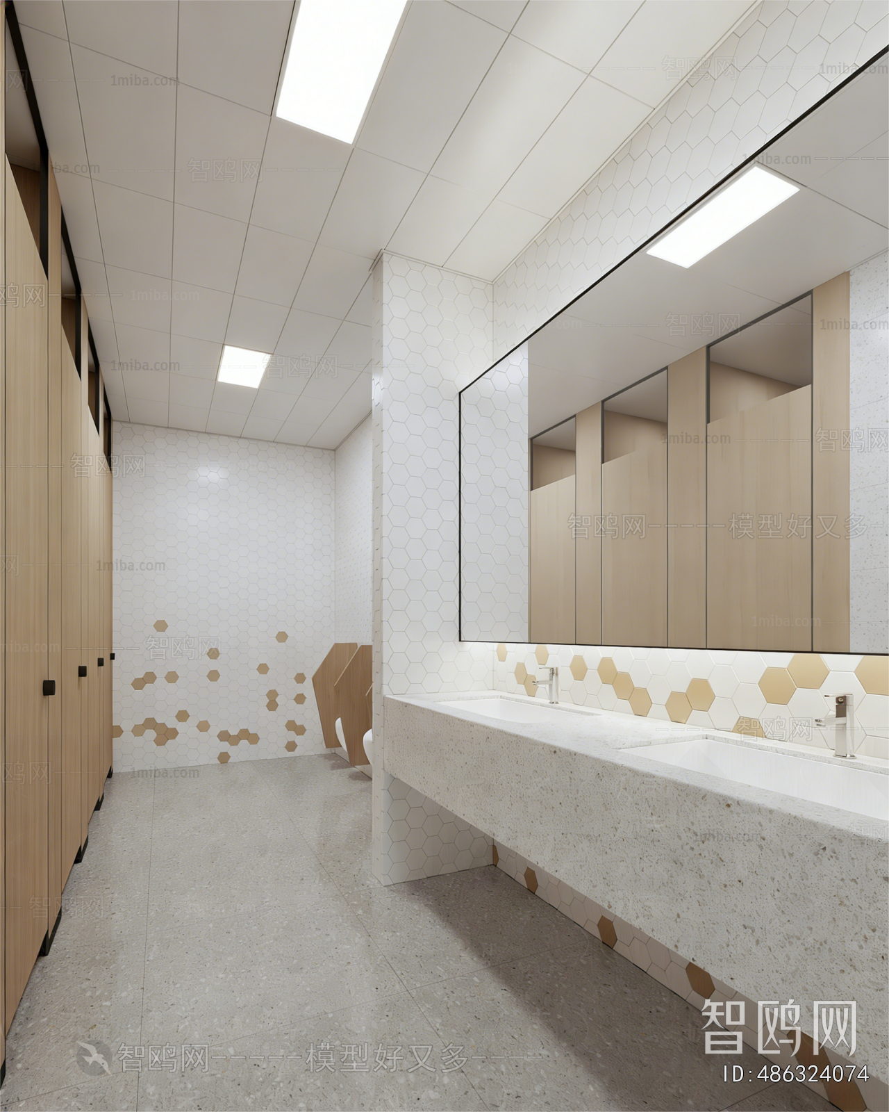 Modern Public Toilet