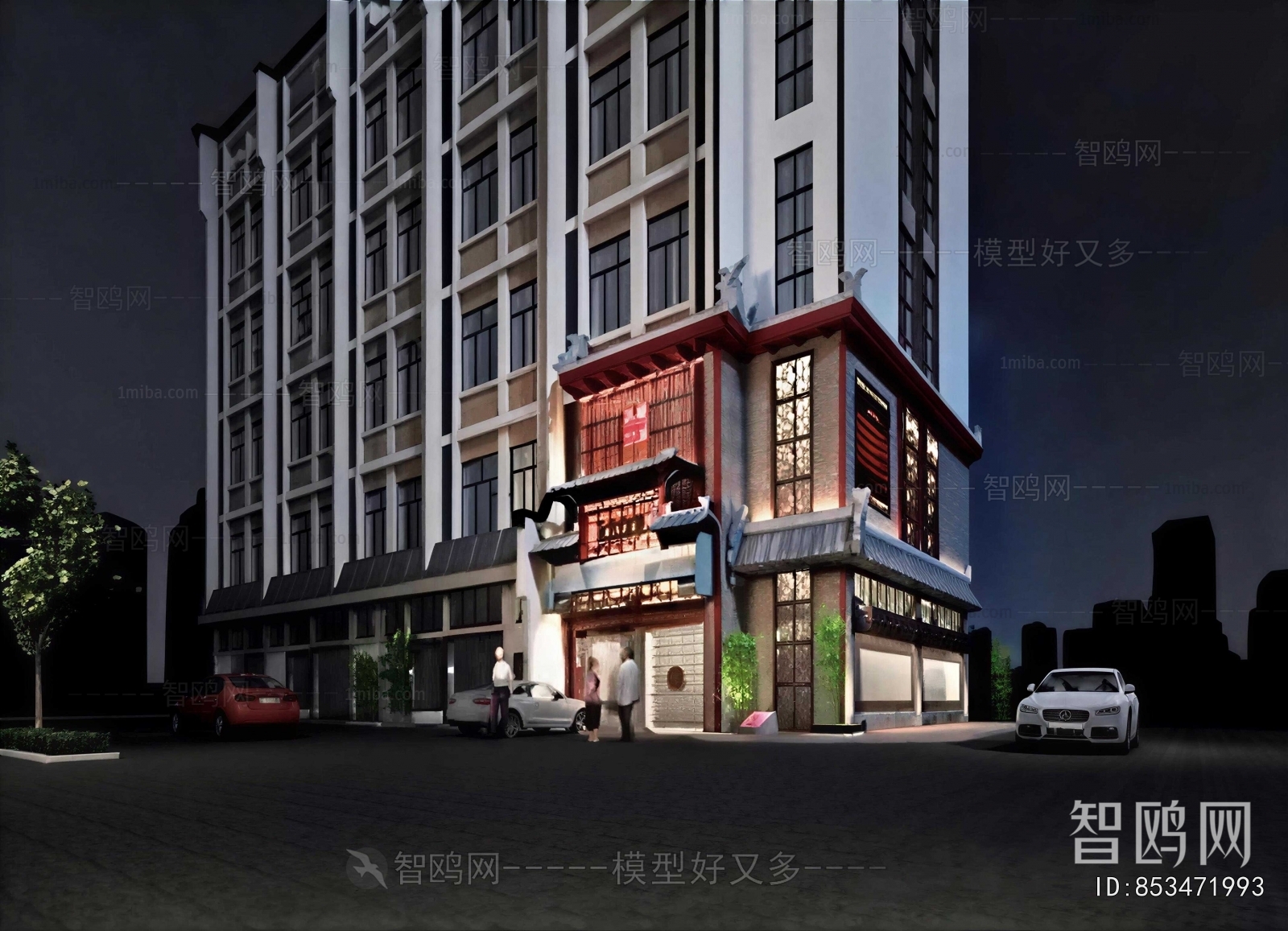 New Chinese Style Facade Element