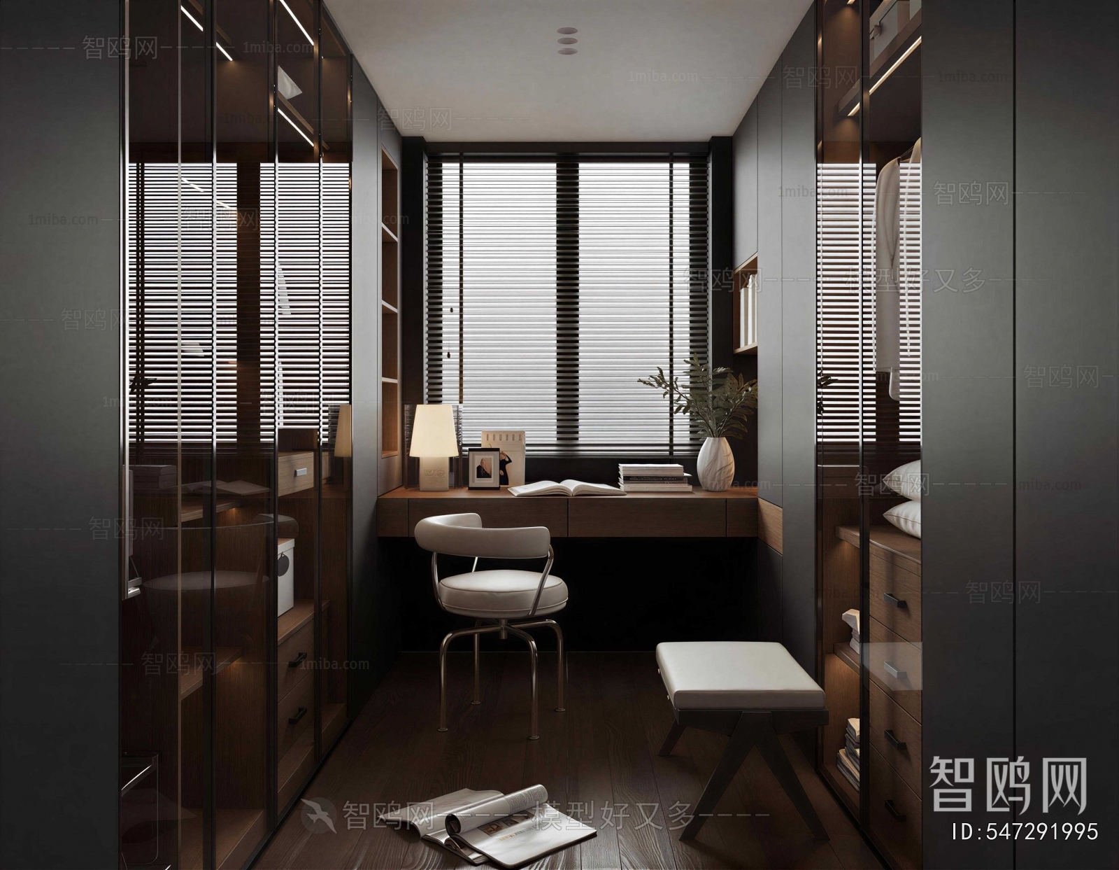 Modern Clothes Storage Area