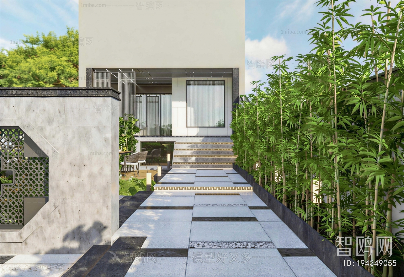 New Chinese Style Courtyard/landscape