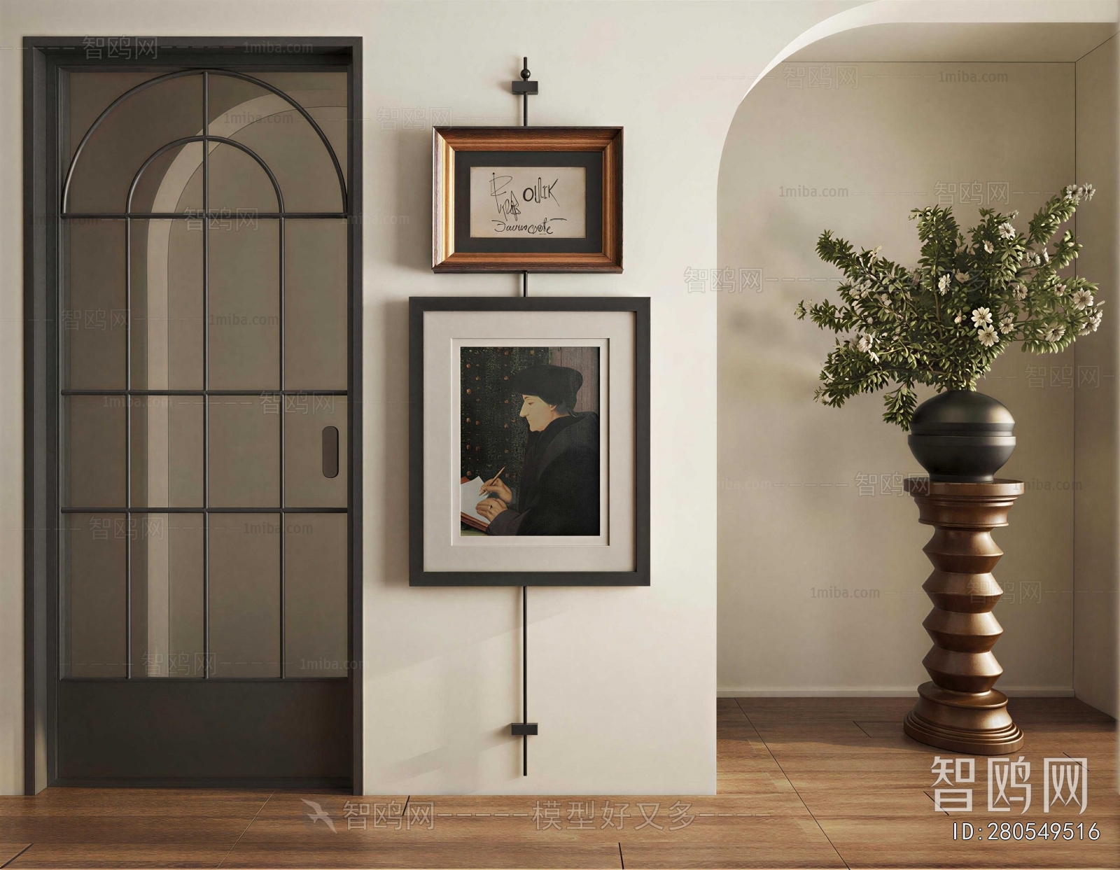 French Style Hallway