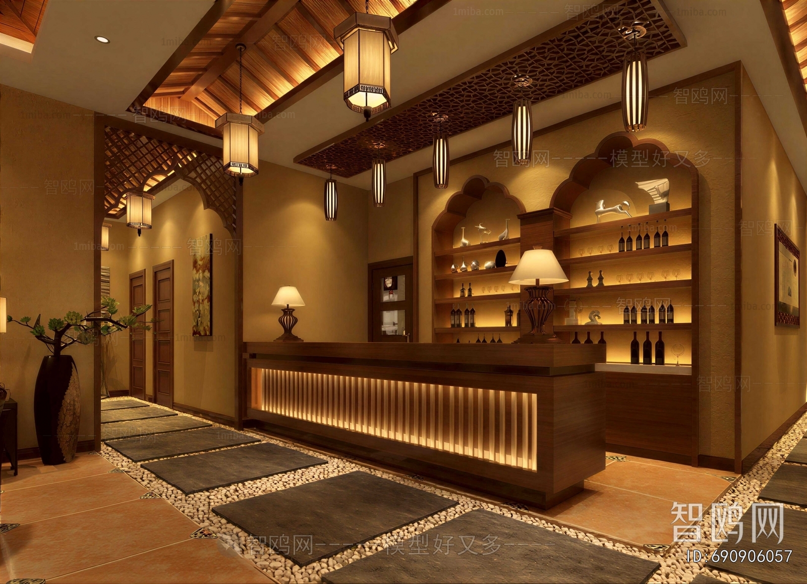 New Chinese Style Club Space