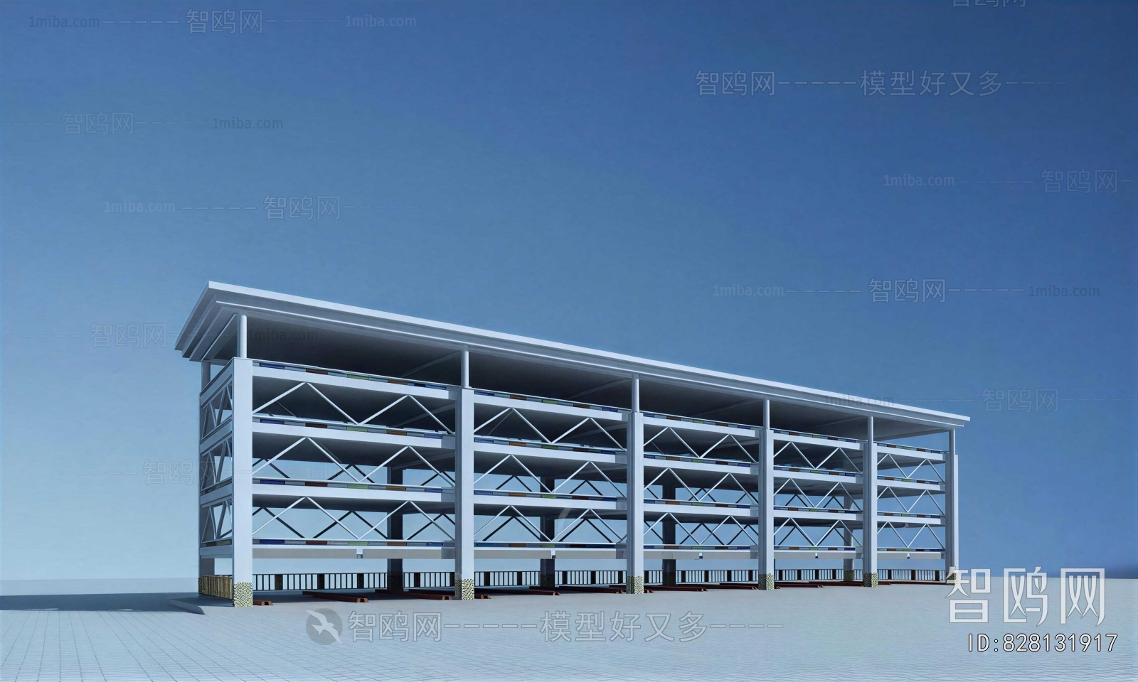 Modern Outdoor Parking Lot