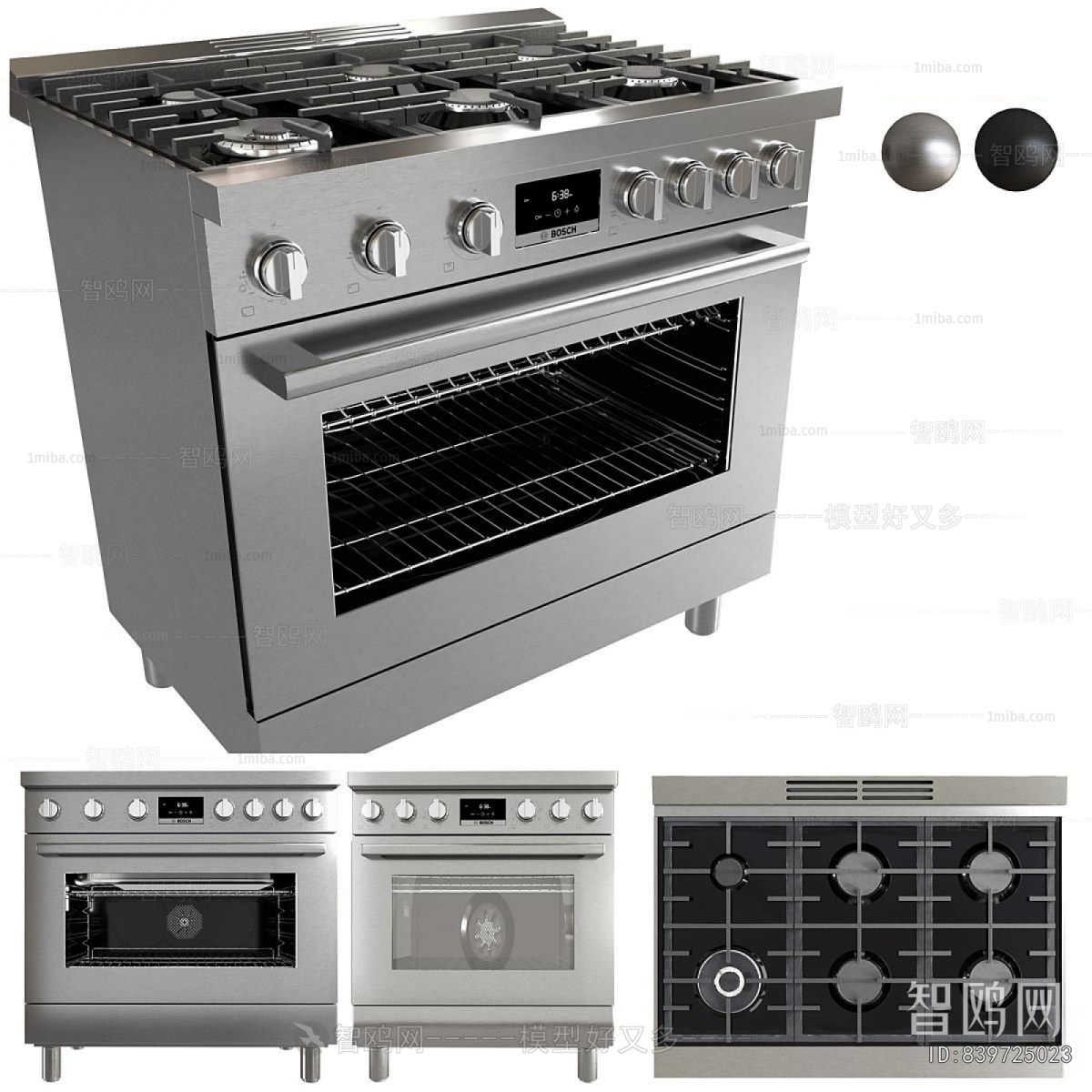 Modern Kitchen Electric Gas Range