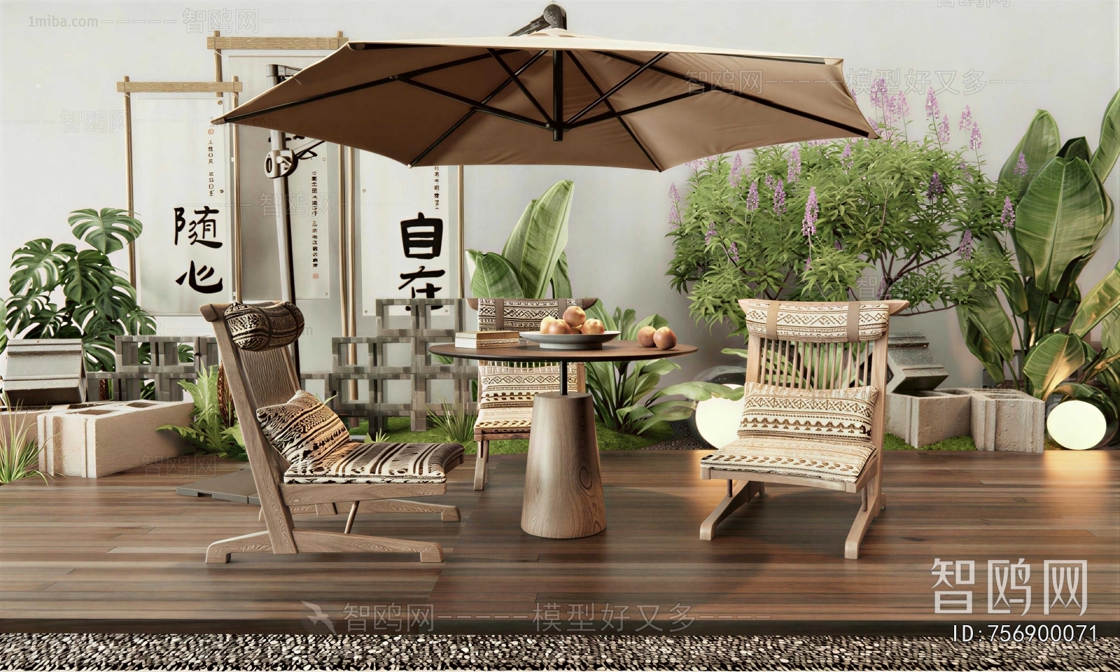 New Chinese Style Outdoor Tables And Chairs