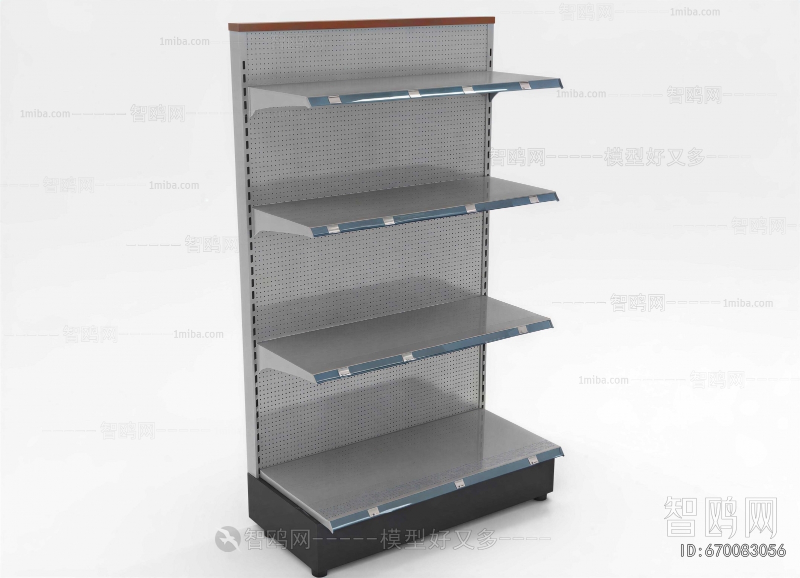 Modern Supermarket Shelf