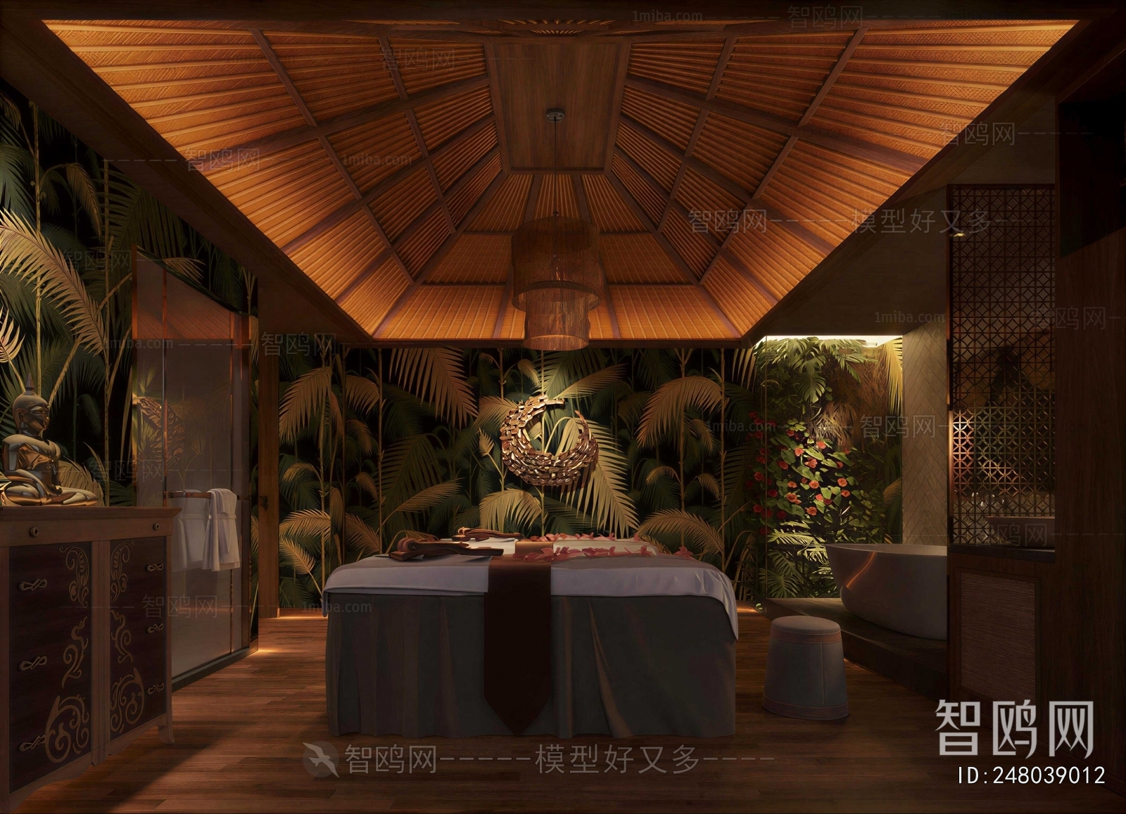 Southeast Asian Style SPA Foot Bath