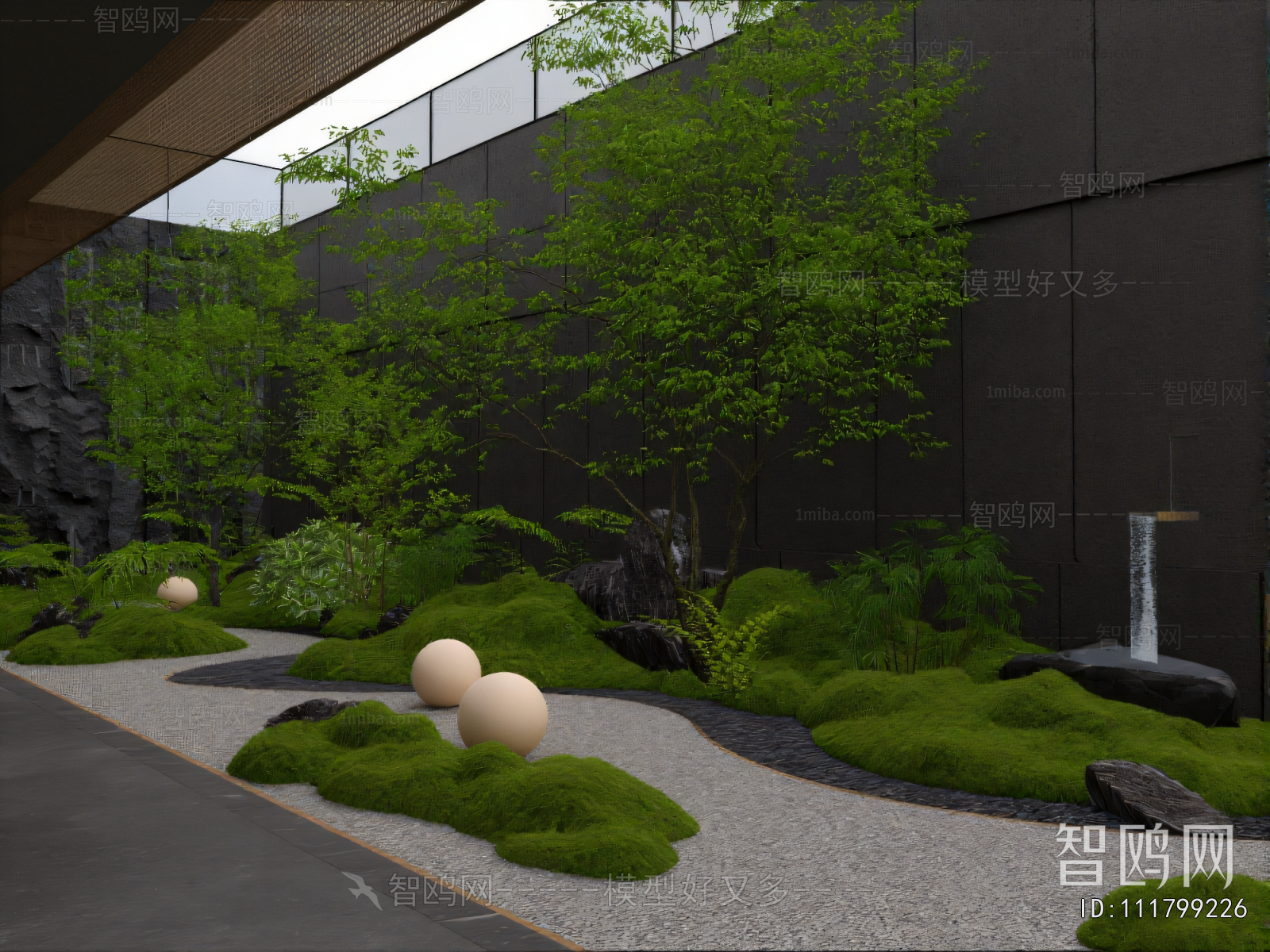 Japanese Style Courtyard/landscape
