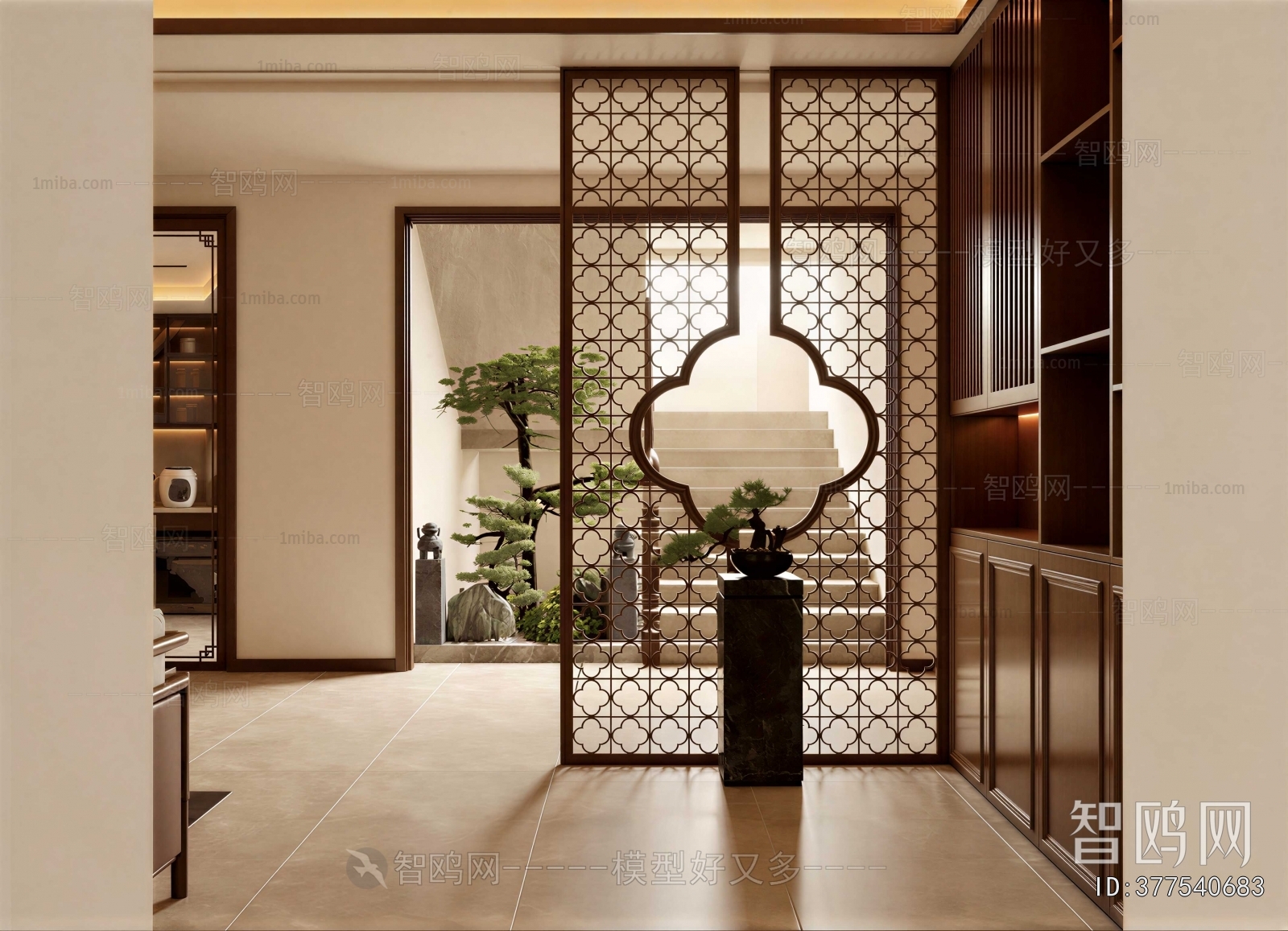 New Chinese Style Hallway