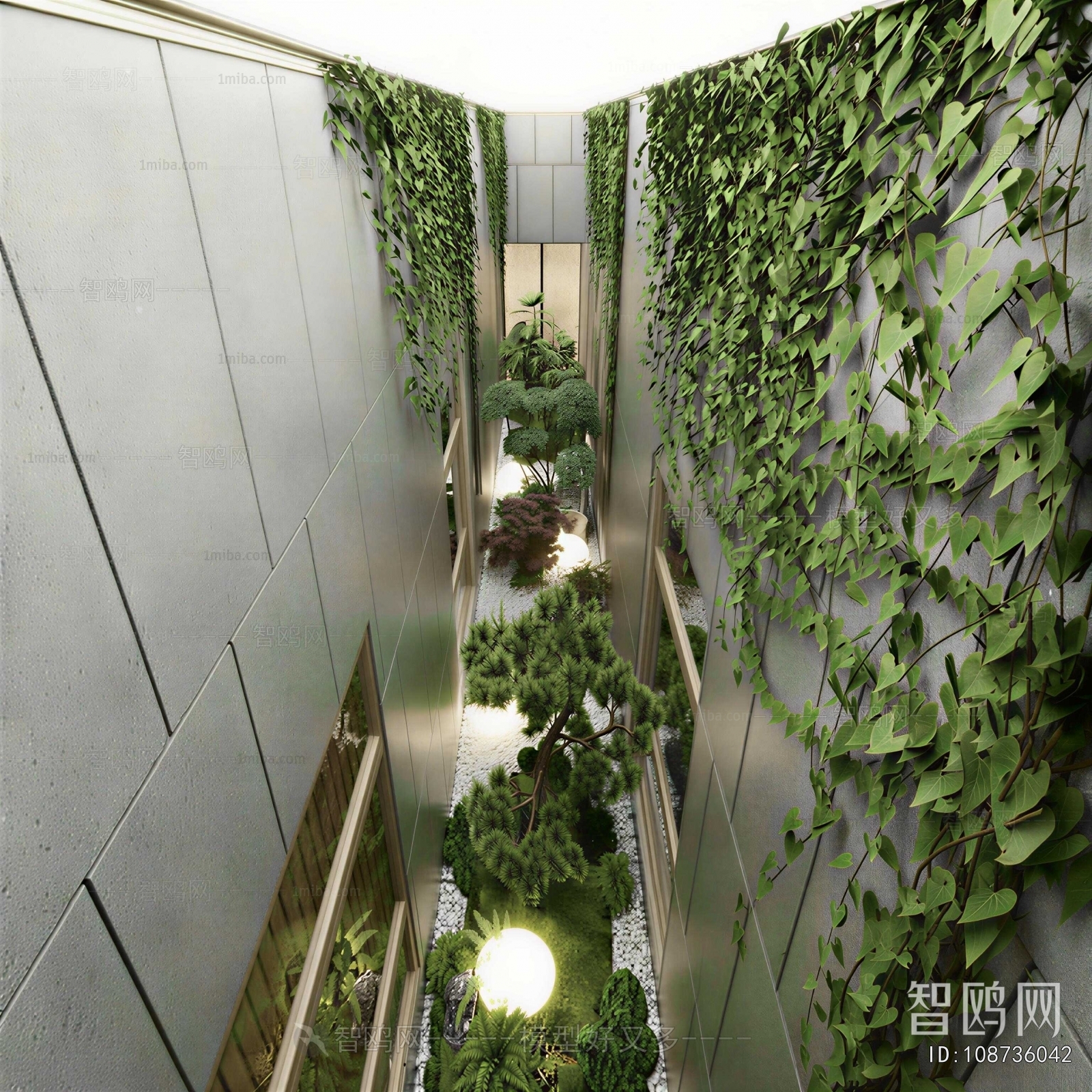 New Chinese Style Courtyard/landscape