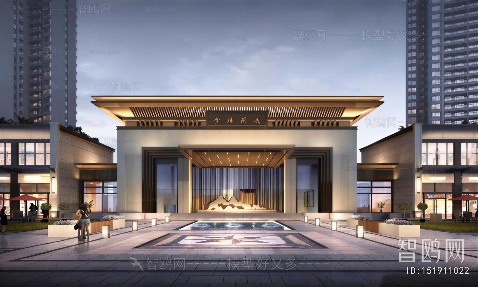 New Chinese Style Facade Element